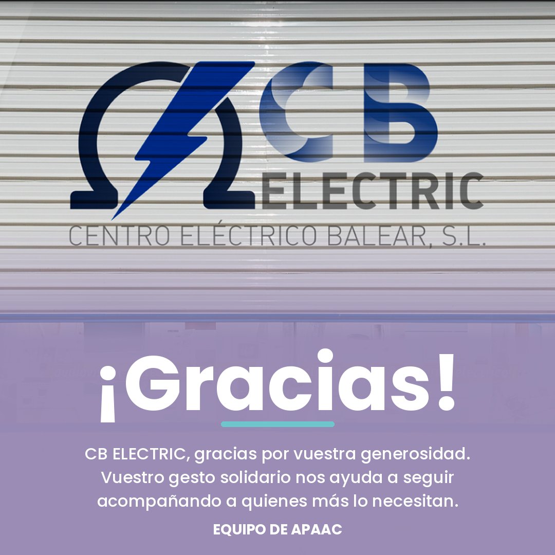 💜 ¡Gracias, CB ELECTRIC!
Hoy queremos agradecer de corazón a @CB ELECTRIC, empresa de Ibiza, que ha tenido el detalle de regalarnos una nevera para el office de nuestra sede.
Un gesto que a veces pasa desapercibido, pero que nos hace el día a día más fácil y demuestra que la solidaridad también está en el compromiso de las empresas de nuestra isla.
Gracias por acordaros de APAAC y de las personas a las que acompañamos. ¡Sois un ejemplo! 🙌
#APAAC #Gracias #Solidaridad #Ibiza #CBElectric #EmpresasSolidarias