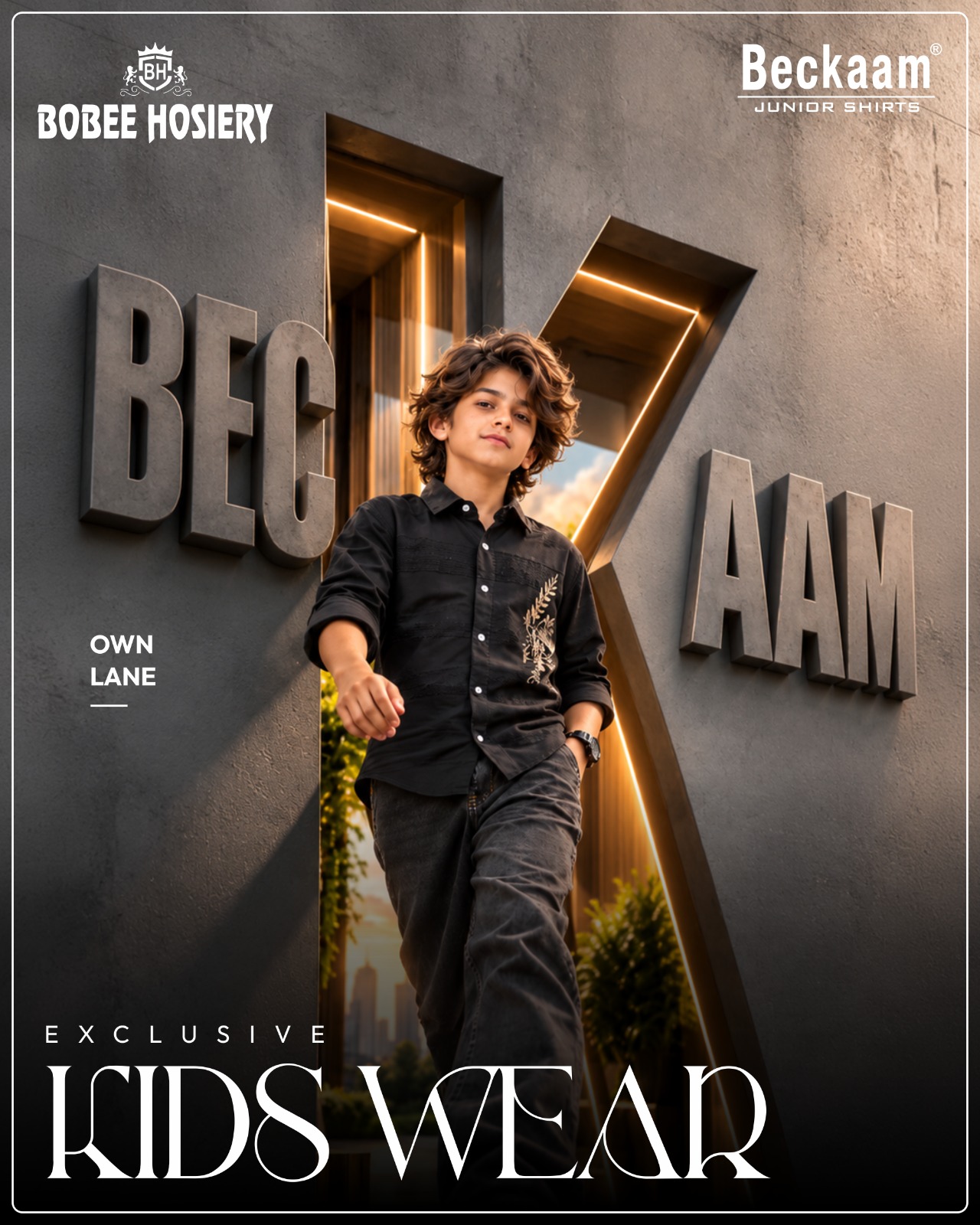 Own Your Style. Walk Your Lane. 🔥
Introducing a bold new look with Beckaam Junior Shirts by Bobee Hosiery. Where confidence meets contemporary fashion, and every outfit makes a statement.
#Beckaam #BobeeHosiery #JuniorShirts #KidsFashion #KidsWear #LittleTrendsetters #OwnYourLane #KidsStyle