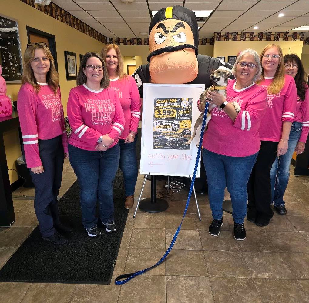🐾❤️ A big thank-you to our friends at Glass Cap Federal Credit Union!
We are so grateful for their ongoing support of Fayette Friends of Animals and for collecting donations to help care for the pups and kitties at our shelter.
Flint even stopped by for a visit yesterday and was more than happy to soak up a little extra love while he was there. 🐶💛
Community partners like Glass Cap make such a difference in the work we’re able to do, and we truly appreciate their continued support of FFOA and the animals in our care.
Thank you for being such wonderful friends to the shelter!
#CommunityPartners #ThankYou #GlassCapFederalCreditUnion #SupportShelterPets #FayetteFriendsOfAnimals #KennelLicense2056
PA Kennel License #2056
