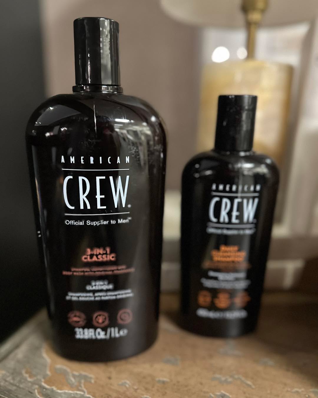 Let’s talk about the guys for a minute! 💙
When it comes to men’s products, we like to keep things simple. Easy to use, easy to travel with, and products that just do their job!
American Crew shampoo is a classic for a reason. It cleans the hair and scalp while leaving hair looking healthy and shiny.
And the best part? It’s a great choice for all the guys in your life, from preteens all the way to Grandpa!
Good hair care doesn’t have to be complicated. We’ve got the guys covered, too!