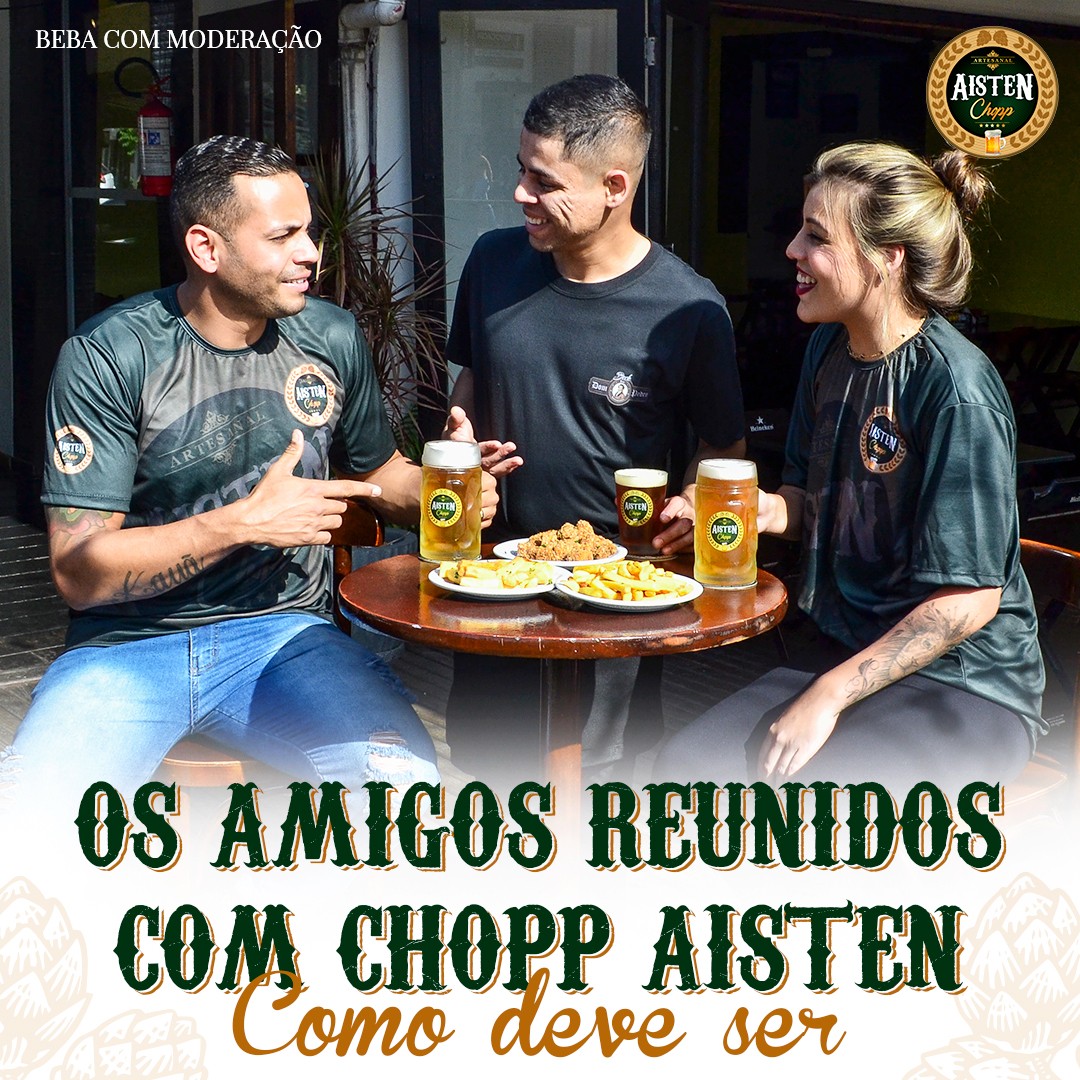 Aproveite o feriado para reunir os amigos e curtir com muito Chopp Aisten!
Aisten. O chopp como deve ser!
#aisten #chopp #bar #romance #amor #pilsen #pilsner #ipa #indianpale #malzibier #choppaisten #choppdodia #choppartesanal #bebamelhor #lupulo #malte #lupulando #saopaulo #sp