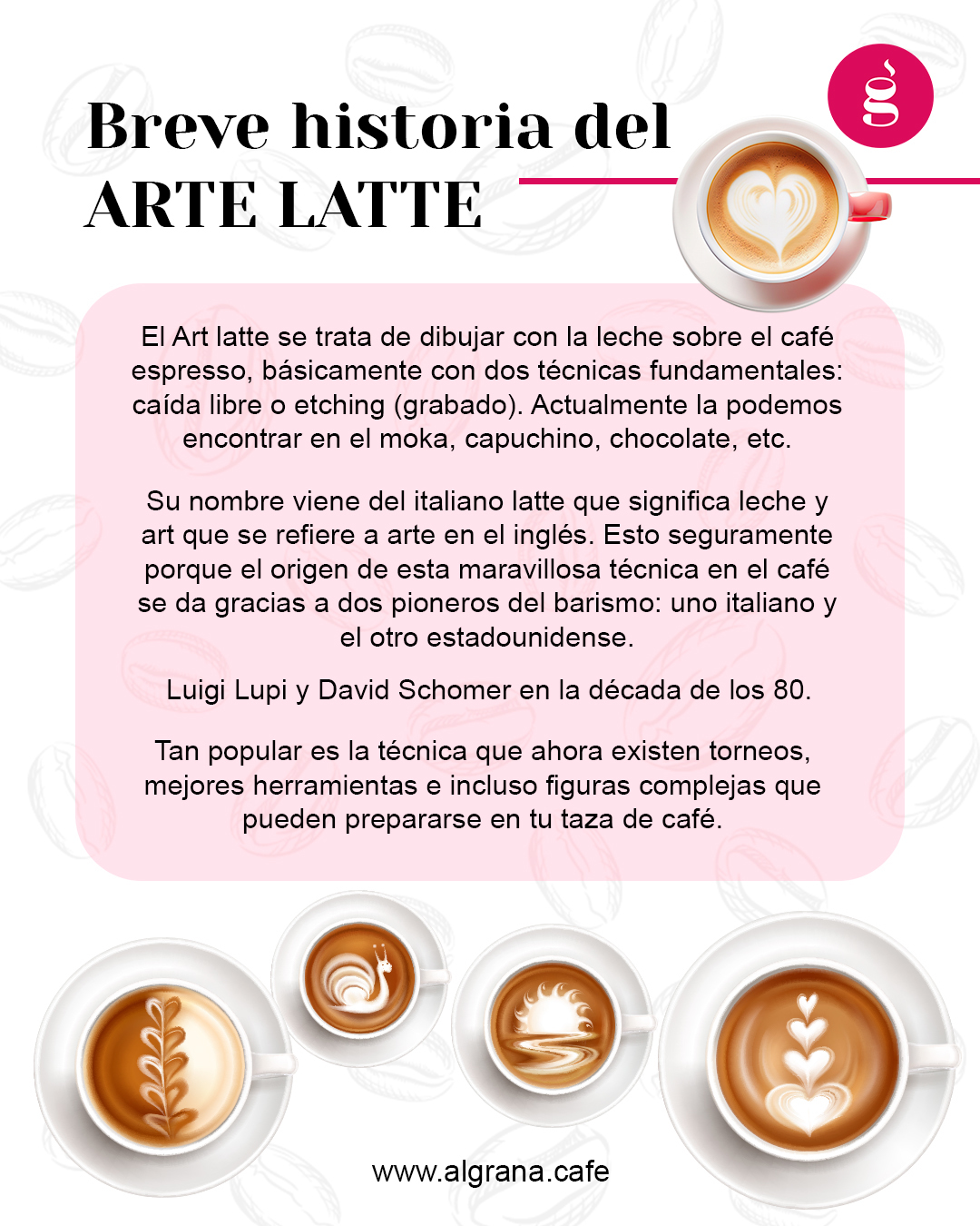 Sin duda adquirir la habilidad no es algo simple, 🤯🤩 pero de que es un espectáculo visual y atractivo lo es. ☕
Recuerda acompañar tu día con el mejor cafe, #CaféAlgraná 🖤 café deliciosos de gran esencia, cuerpo y sabor.
Conócenos: 💻 www.algrana.cafe
O comunícate con nuestros asesores al:
📱55 2636 1148
#cafédecalidad #cafégourmet #artlatte