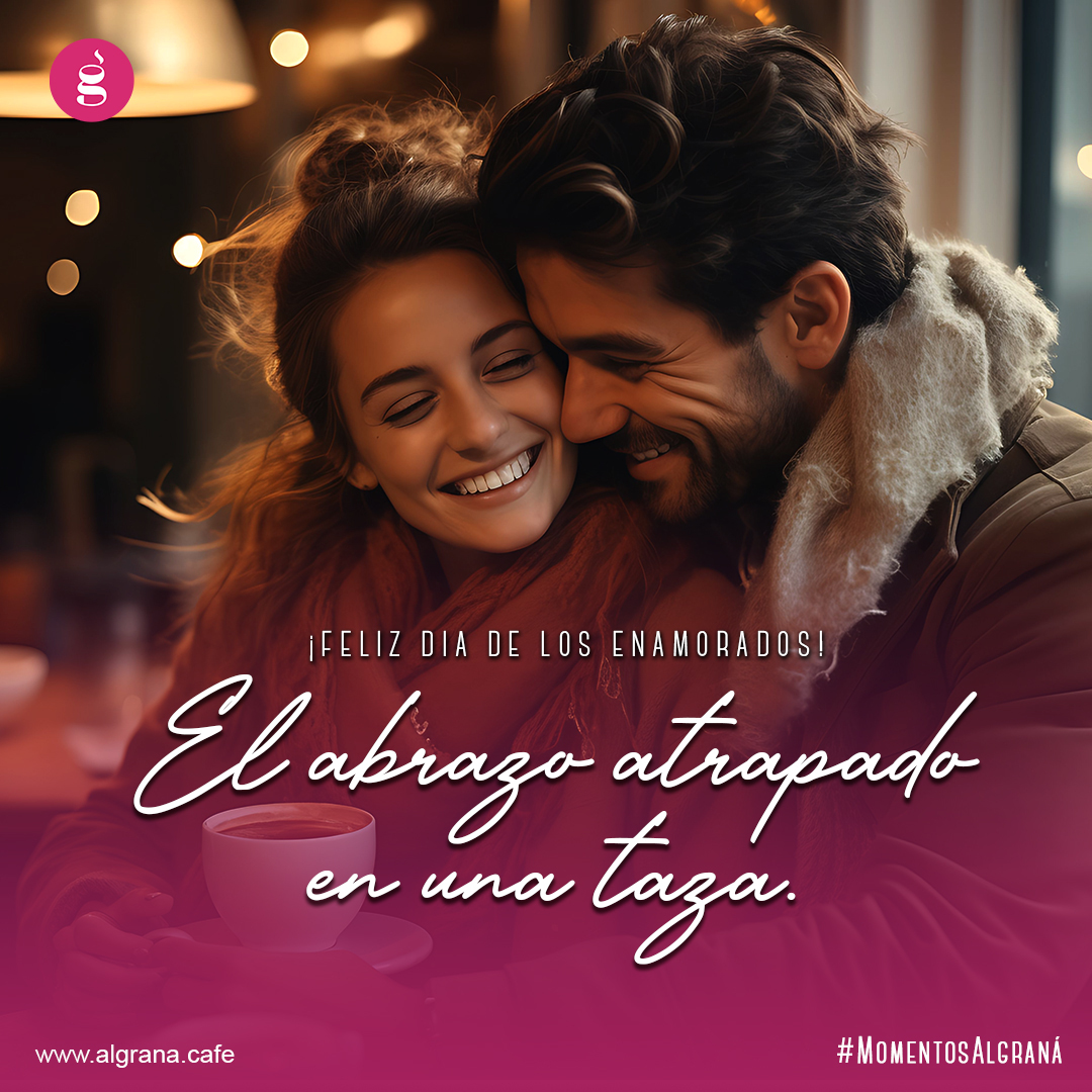¡Porque cada momento a tu lado es único! 🥰
Festeja este día tan especial con #CaféAlgraná, el café delicioso. ☕🖤
#Díadelamor #CoffeLover #Date #MomentosAlgraná