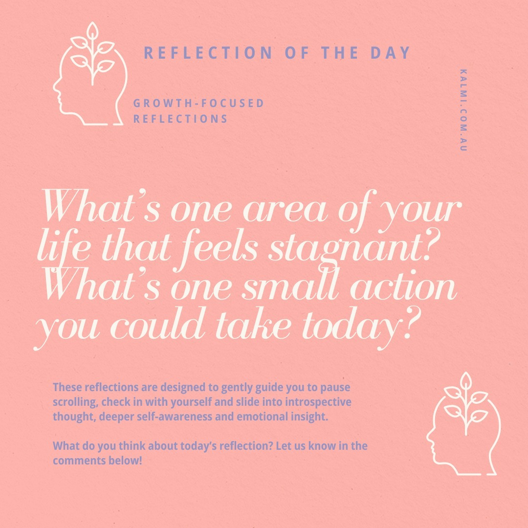 Breaking Stagnancy 🌊
What’s one area of your life that feels stagnant? What’s one small action you could take today?
💬 Stagnancy isn’t permanent. What’s one tiny ripple you can create today?
Drop your one action step below!
"#TryItTuesday #MentalHealthAI, #EmotionalWellbeingAI
#SelfReflectionTools, #JournalingAI #EmotionalGrowth #EmotionalIntelligenceTools #PersonalGrowthTools
#KalmiAI, #KalmiThoughtExperiments"