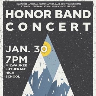 Thursday, Jan. 30 is the eighth annual Honor Band Concert! Our students will gather with other WeTeachTruth schools to form one band under the direction of guest clinician, Dr. Stacy Dziuk, the Director of Bands and Instrumental Music at Carroll University. Experience the amazing musical talents of our students at Milwaukee Lutheran on Thursday evening!