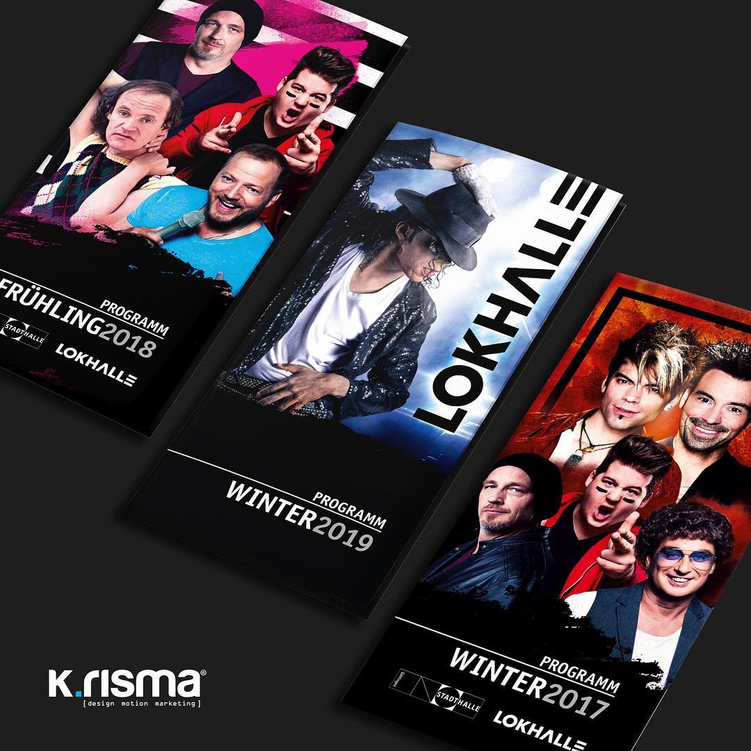 Wir dürfen seit längerem die Programmhefte für die Stadthalle und Lokhalle Göttingen gestalten. #events #lokhalle #göttingen #werbung #design #marketing #motion #event #stadthalle #anniversary #20 #krisma #brand #kultur #gso #veranstaltungen #werbeagentur #advertising #michaeljackson #mariobarth #atzeschröder #christall
