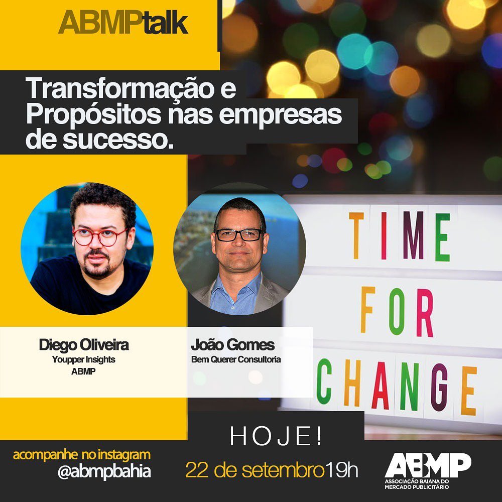 A Bem Querer Consultoria estará no ABMP Talk, projeto da @abmpbahia , nesta terça-feira (22), às 19h.
Esperamos vocês!
