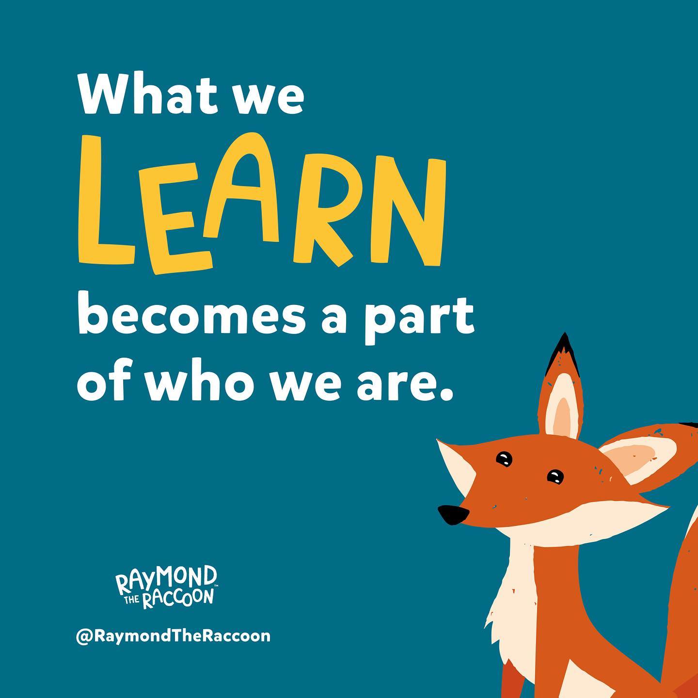 What we learn becomes part of who we are. 🦊 📚 RAYMOND THE RACCOON Misses His Friends – Available now! 💛 Link in bio
.
.
.
#raymondtheraccoon #education #book #childrensbooks #author #illustration #illustrator #raccoon #health #wellbeing #learning #teacher #educationalresources #teachersofinstagram #authorsofinstagram #illustratorsofinstagram #reading #bookstagram #bookstagrammer #teaching #australianchildrensbooks #aussiemums #australianmum #brisbane #australia