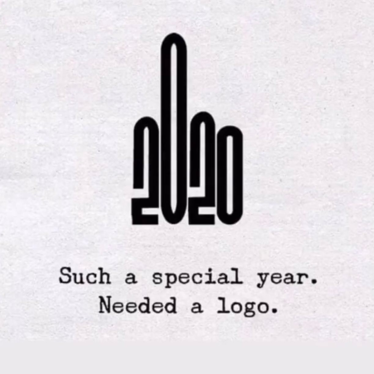 Leider weiß ich nicht wer diese mega Idee hatte aber ich finde sie grandios! Ein besseres Logo hätte man sich für 2020 nicht ausdenken können.