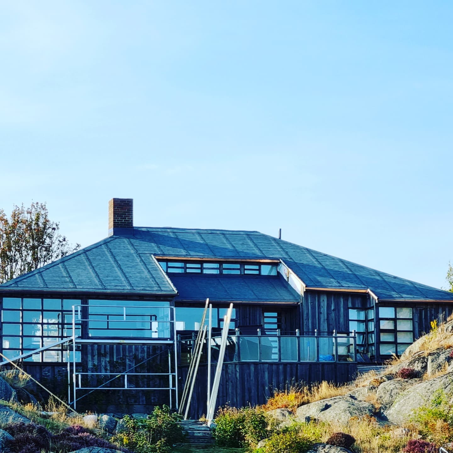 Dagens jobb var en hytte i Blindleia. Det ble rett og slett strøkent 😎