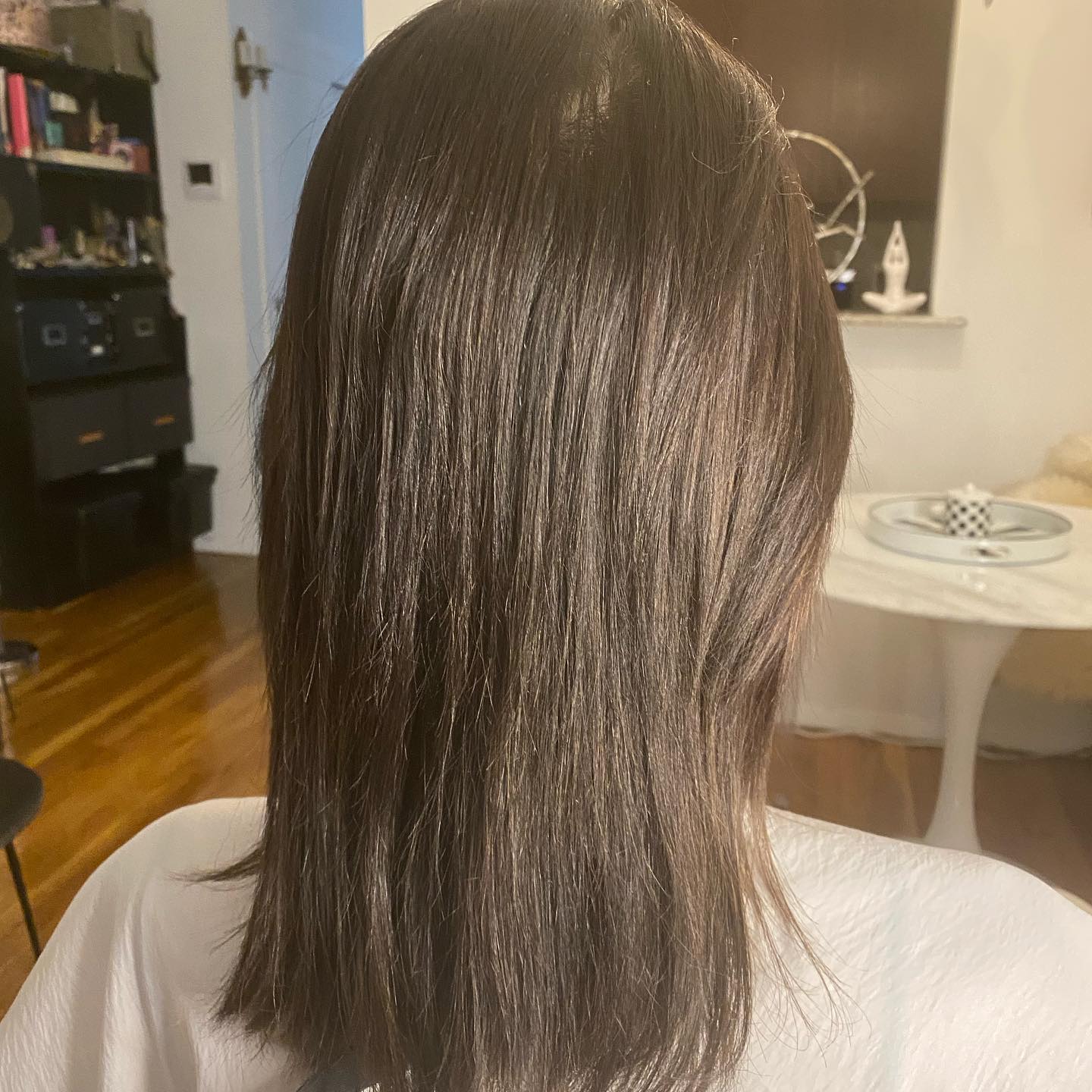 Hand tied hair extensions. Custom - Soft, natural Ukrainian hair. #hairextensionsnyc, #HandTiedHairExtensions, #hairextensionsspecialist, #hair extensionssalon, #tapeinextensions, #halohairextensions, #besthairextensions, #hairextensionist, #hairextensionsmanhattan