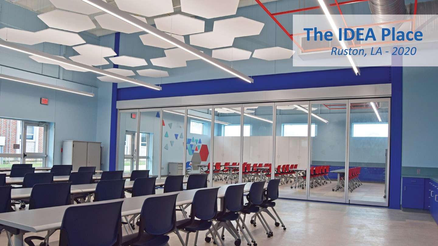 The Boulware Idea Place at Woodard Hall. #STEAMdesign #latech #flexibilitydesign