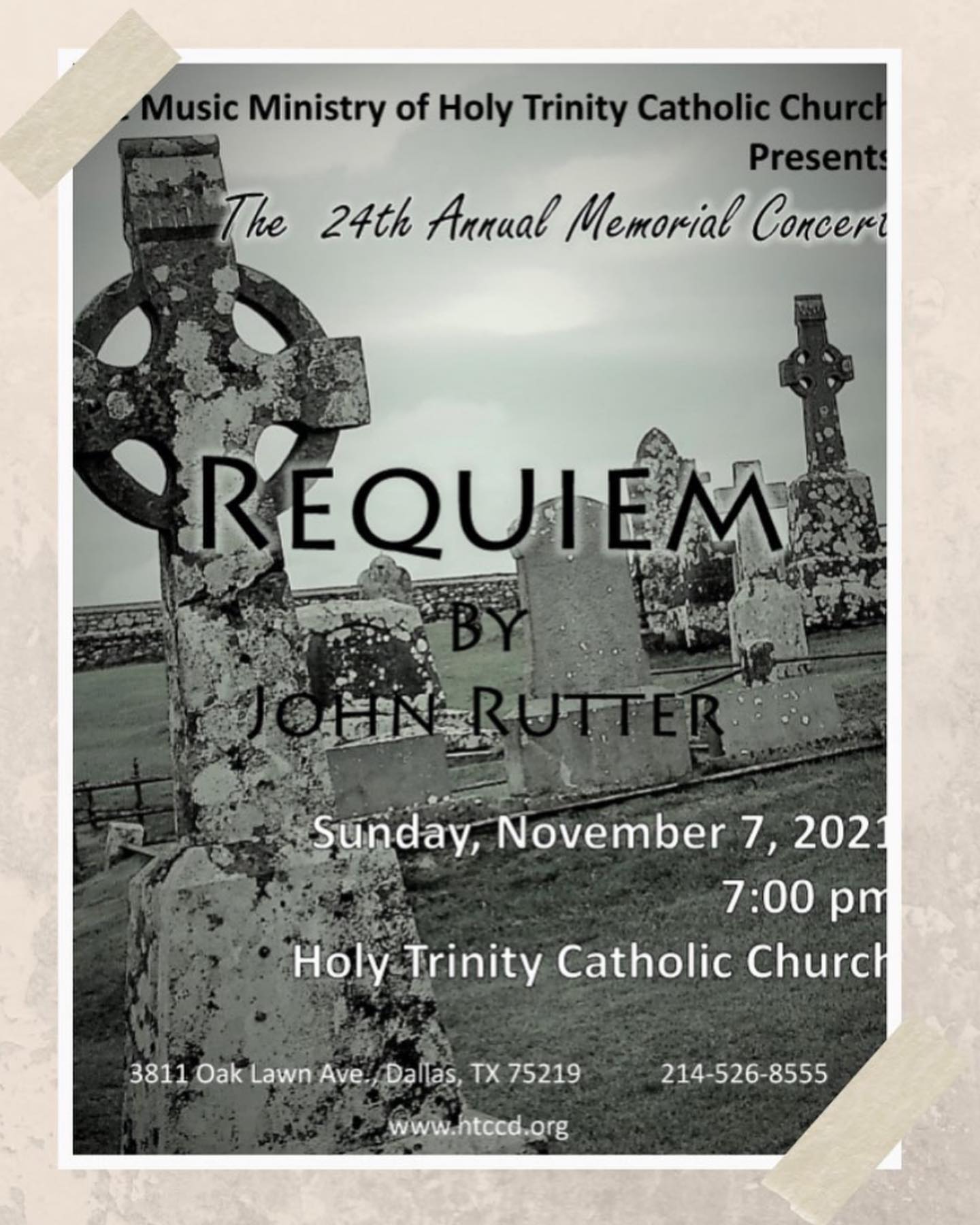 Performance Tomorrow! I will be singing in the chorus at Holy Trinity Catholic Church in their Rutter Reqiuem concert. Super excited for this unique piece of music. (Ps, the performance was postponed, that’s why the date is wrong! 😅)
