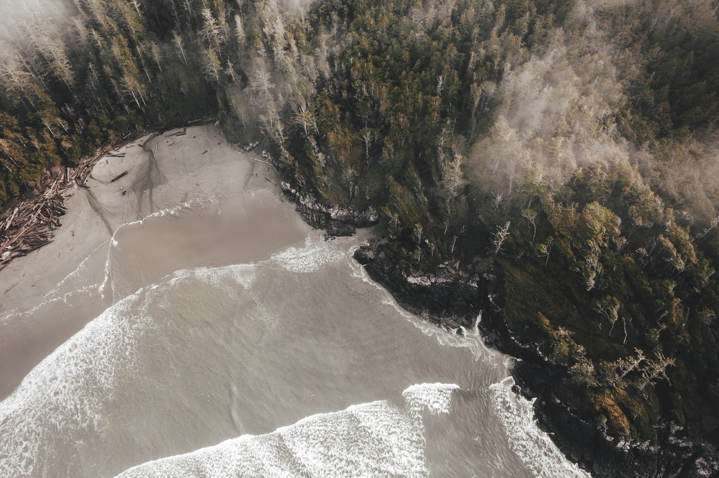 Trees, mist, wind, rain, rocks, waves...
.
.
.
.
.
#tofino #tofinobc #explorebc #explorevancouverisland #dronephotography #dji #landscapephotography #waves