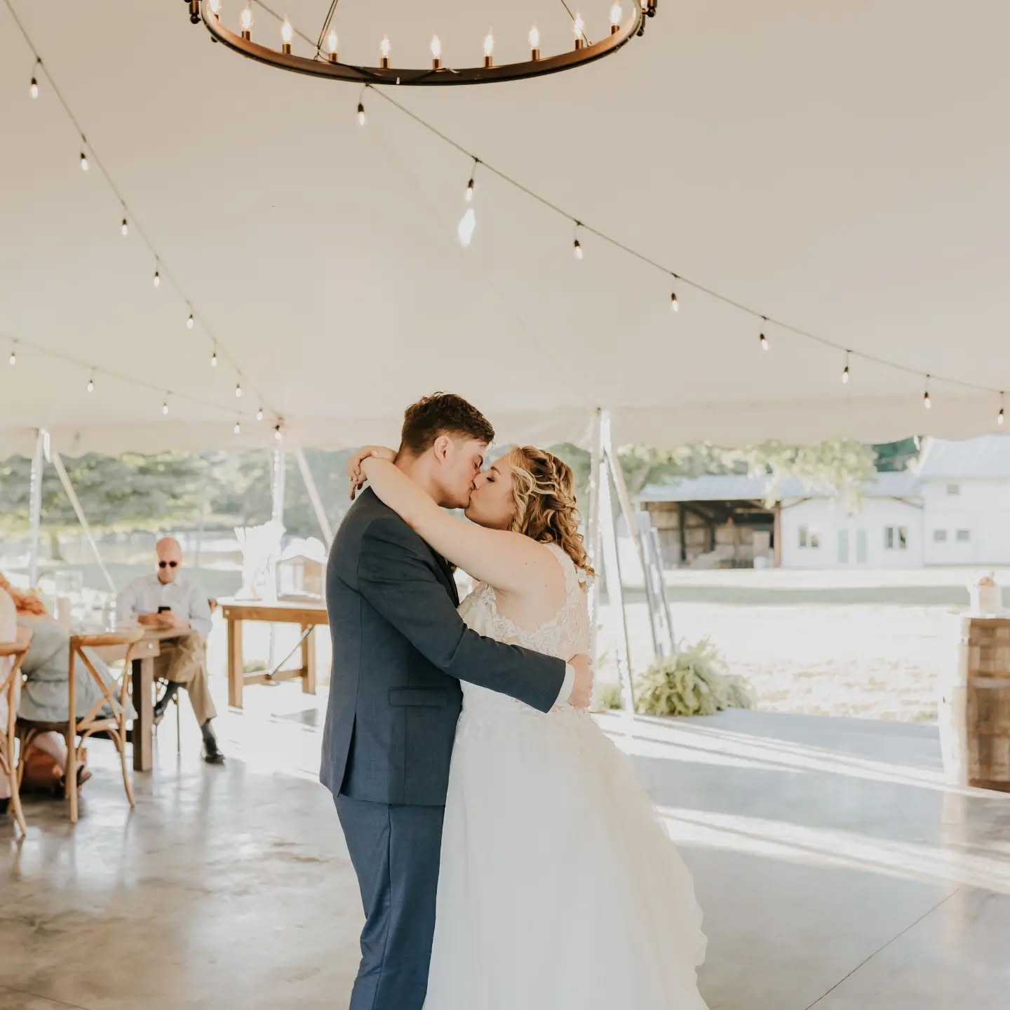 Dancing into this week with John & Kara on our minds! These two tied the knot 1 month ago and we still can't get over their dreamy day. These two are the real deal, the kindest of souls. So grateful to have witnessed such a beautiful union @kayjomillz @jmillzdolabillz
Photography: @karlychristinephotography
Flowers: @theflowerladyotr
Hair: @hairbyamandafisher
Makeup: @prettyasapeachmakeup
Catering: @missionbarbeq
Pastries: @whippedandstitched
Dress: @lovecurvybridal
DJ: @dj_lady.v