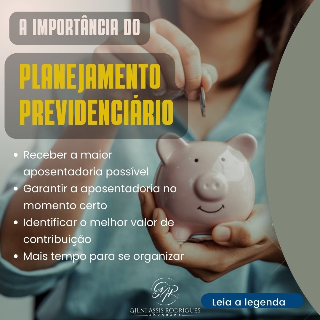 A reforma da previdência trouxe novas regras de cálculos e requisitos para a concessão da aposentadoria.
Assim, mais do que nunca, o PLANEJAMENTO PREVIDENCIÁRIO se tornou indispensável para quem busca segurança no momento de requerer a aposentadoria.
Você sabe no que consiste o planejamento previdenciário?
O planejamento previdenciário é um mapeamento de toda a vida previdenciária do interessado. Por meio do qual é feita a contagem do tempo de contribuição, análise de CNIS, CTPS, verificação de pendências nas contribuições e outros.
Somente com essa análise, é possível responder as principais dúvidas de quem está buscando informações sobre a aposentadoria, como por exemplo:
➡️ Quando vou poder me aposentar?
➡️ Qual será o valor aproximado da minha aposentadoria?
➡️ Posso fazer algo para aumentar o valor da minha aposentadoria?
➡️ Por quanto tempo ainda preciso contribuir?
➡️ Qual a melhor aposentadoria para mim?
➡️ E a reforma da previdência? Como fica minha situação qual o impacto dela no meu caso?
São inúmeros os benefícios de realizar um planejamento previdenciário, pois quando falamos de aposentadoria, estamos falando de algo que acompanhará a pessoa até o fim de sua vida.
💬 Muitos erros podem ser evitados apenas com o auxílio de um advogado especialista em direito previdenciário, que saberá a documentação necessária, o trâmite interno, escolher a modalidade de aposentadoria mais vantajosa, dentre outras questões necessárias, garantindo a sua aposentadoria.
Caso você queira um atendimento personalizado, para esclarecer possíveis dúvidas, acesse o link na BIO.
