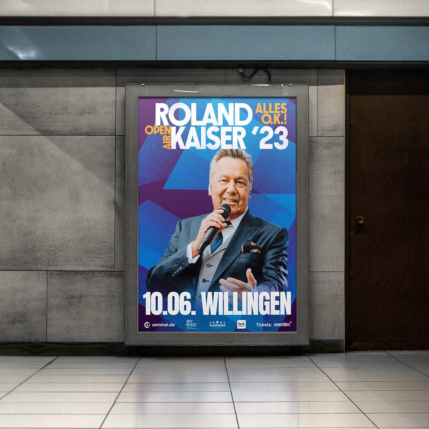 Kunde: Schröder Event GmbH
Projekt: Bewerbung des Open Air Events „Roland Kaiser - Alles O.K.!“
#grafik #motion #marketing #kampagne #design #krisma #werbung #werbeagentur #logo #göttingen #kassel #northeim #niedersachsen #rosdorf #reinhausen #hannover #hildesheim #socialmedia #socialmediamarketing #vivawillingen #schlagerstern #willingen #upland