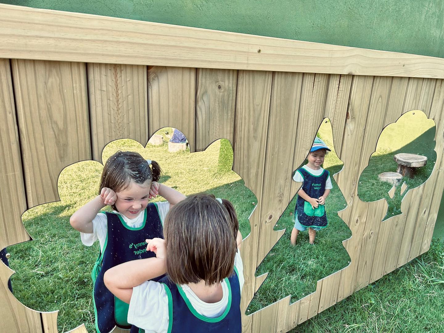 Enjoying the playground