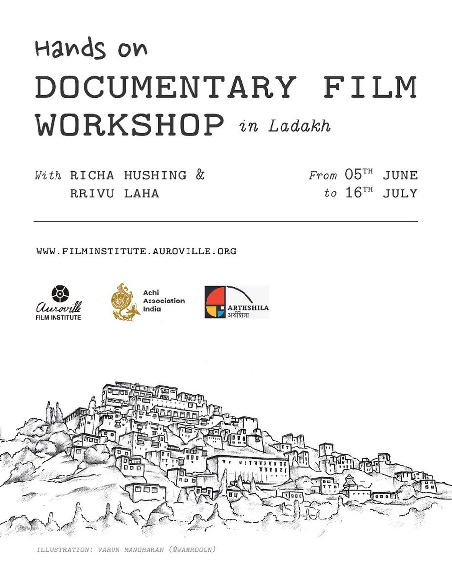 Attention all documentary film enthusiasts! Are you looking for an unforgettable and immersive experience that will take your filmmaking skills to the next level? Join us for the 2023 edition of our "Hands on Documentary Film Workshop in Ladakh"!
Over the course of 40 days, you'll have the unique opportunity to explore the breathtaking wilderness of Ladakh and its surrounding areas. 
Based out of old town of Leh, with sites of exploration extending to Skurbuchan, Photoksar in western Ladakh, Ensa and Turtuk in Nubra Valley, and Puga in Changthang, participants will have the chance to capture stunning footage and tell compelling stories in some of the most stunning locations on earth.
Led by experienced documentary filmmakers, this workshop will provide you with hands-on training in all aspects of the filmmaking process, from pre-production to post-production. You'll learn how to develop and refine your vision, how to work with a team, and how to tell compelling stories that resonate with audiences.
Don't miss out on this incredible opportunity to expand your skills and explore one of the most beautiful regions in the world. 
Participants having diverse professional backgrounds and interests including: anthropology and other social sciences, film, art, architecture and design are welcome!!
Apply now for the 2023 edition of our "Hands on Documentary Film Workshop in Ladakh"!
#summerschool #filmmaking #workshop #ladakh #instadaily