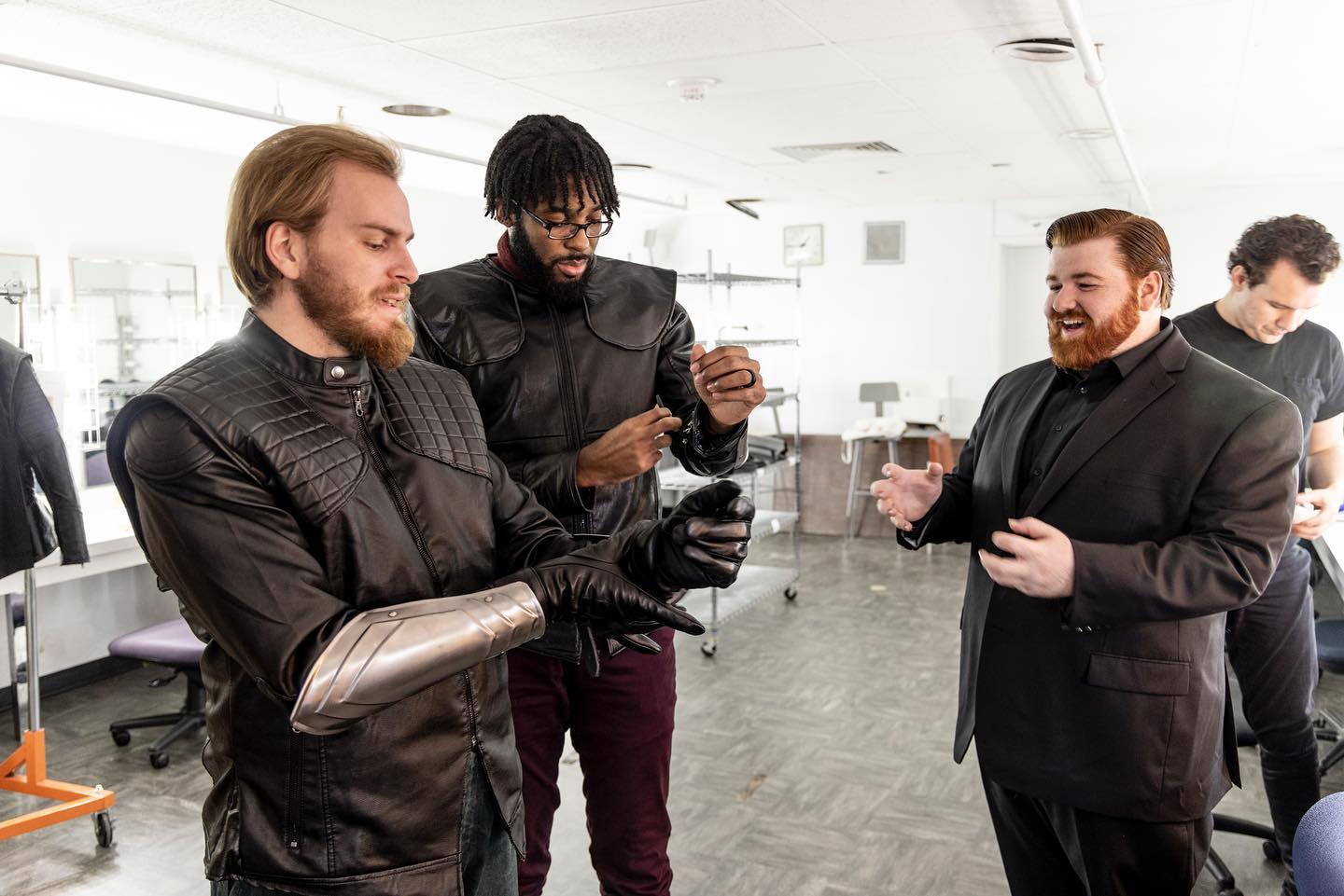 In honor of my final week of classes here at SMU, here are a couple of behind the scenes shots from our February production of The Rape of Lucretia! Such a fun and challenging show.