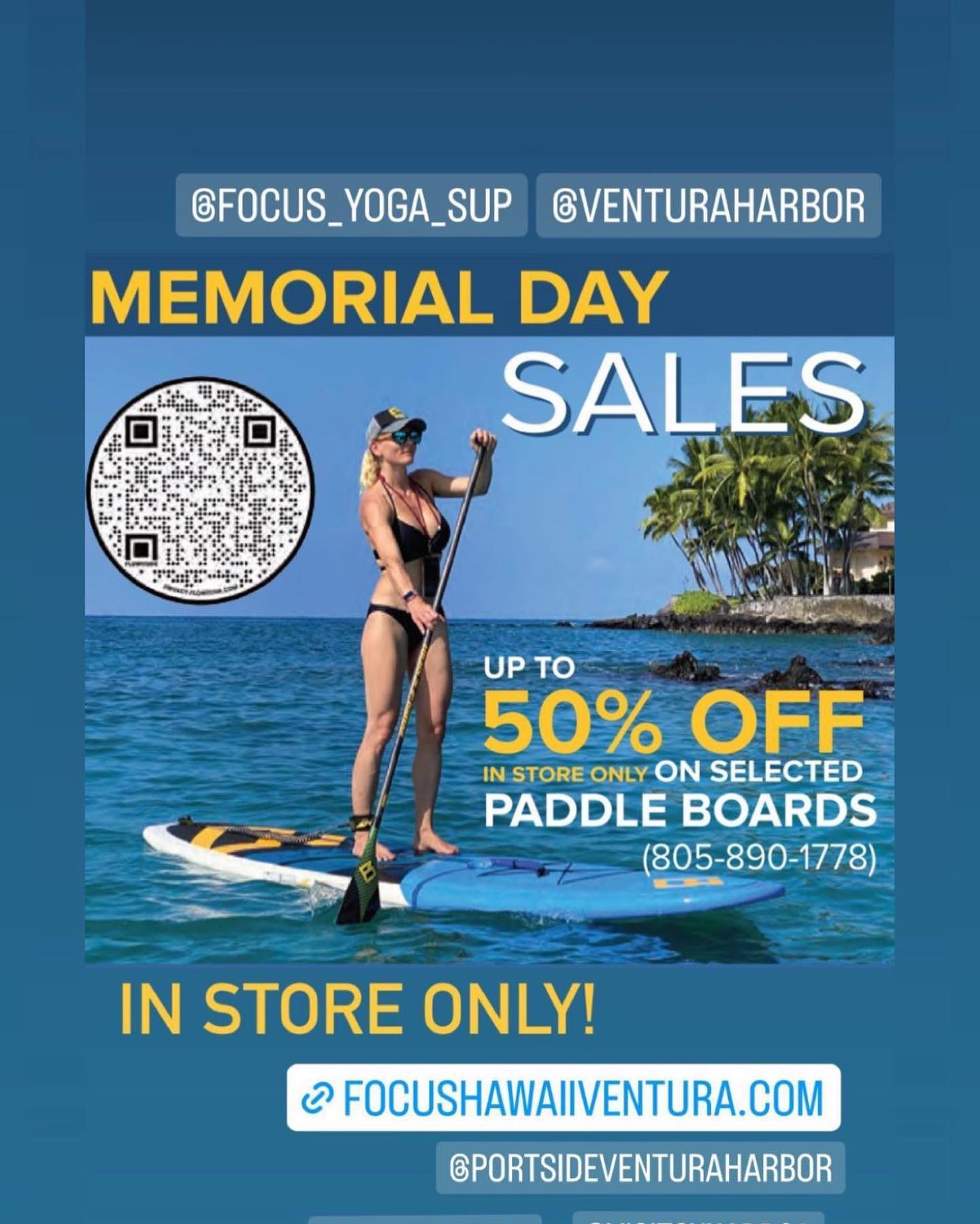 Come swing by our store!
Meet us and check out what’s new and what’s on sale!
#memorialday #memorialdaysale #paddleboards #paddlesurf #sup #ventura #venturaharborvillage #visitventura #visitoxnard #wateractivities