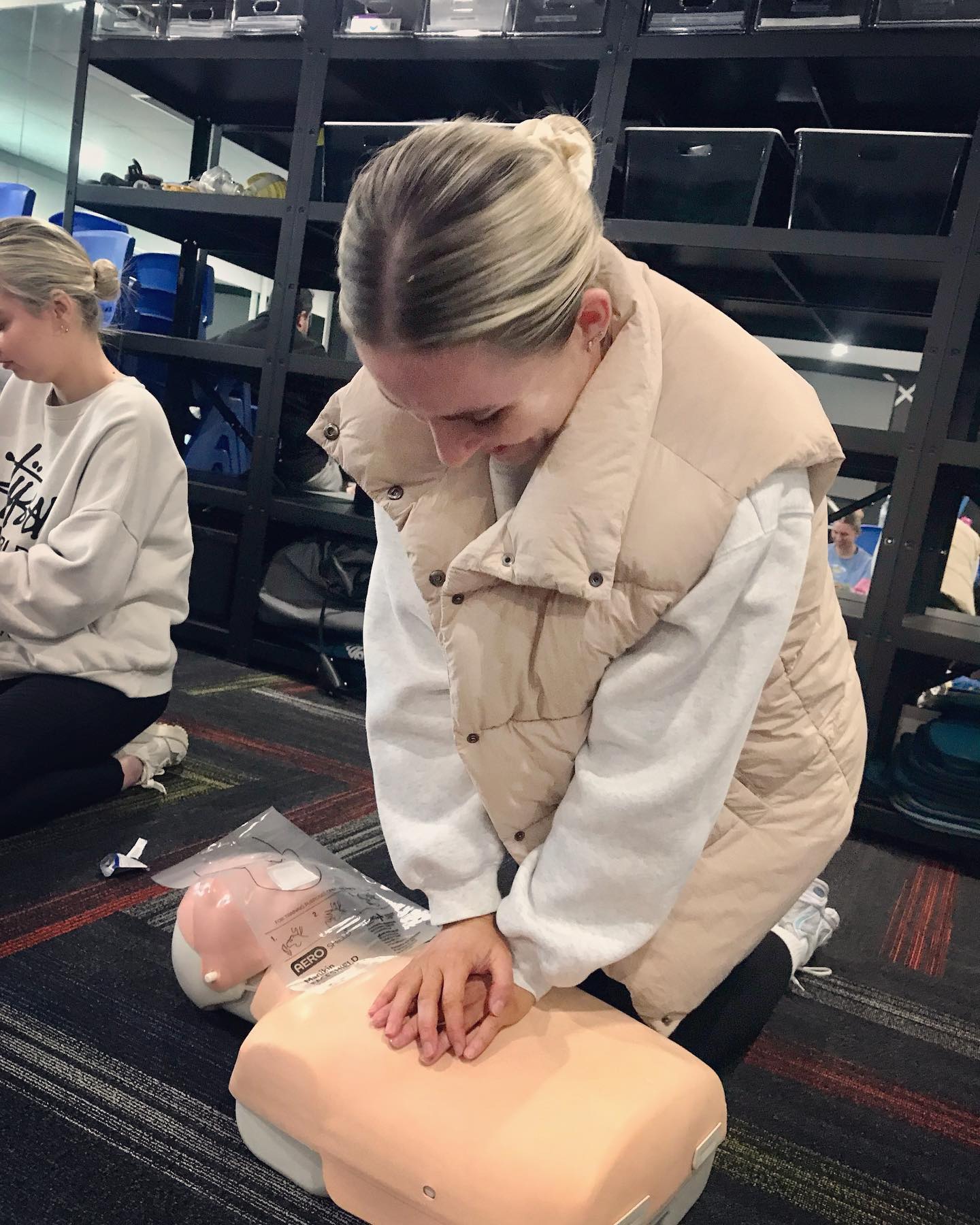 Yesterday our team attended a CPR refresher and first aid course at @excitesafety. ⛑