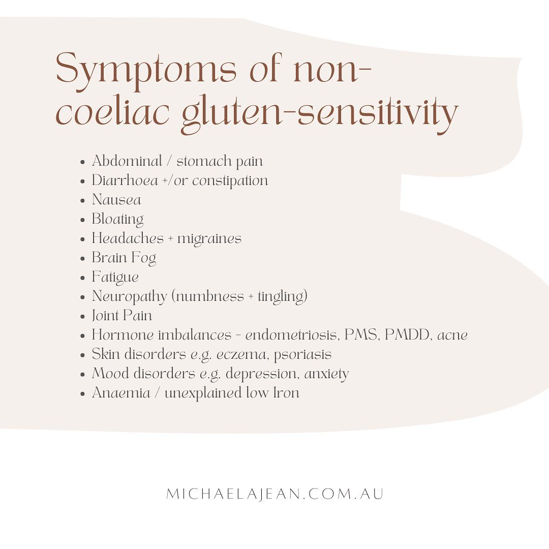 Eating foods that create an inflammatory reaction (AKA a food intolerance or allergy) truely is one of the most deal breaking influences on the progression of chronic disease. You simply will not be well.
Even with the most dedicated compliance to your individualised herbal tonics, nutraceutical supplements + lifestyle changes it is the rare individual that will be able to totally resolve their health concern without having a thorough assessment of their diet + unique reactivity to food molecules.
One of the biggest examples of this is undiagnosed Non-Coeliac Gluten-Sensitivity (NCGS), IE a systemic inflammatory reaction to the the protein found in wheat and other chemically related grass grains such as barley and rye.
Unfortunately, with the testing available to us via the conventional medical system this diagnosis often flies under the radar even when investigations have been conducted. It is not uncommon that a client will come to me with extensive inflammatory concerns having had a negative coeliac screening via their GP or Gastroenterologist that I will still identify a clinical reactivity.
This is one of the many reasons I work with functional pathology as it gives us SO much more information about an individuals microbiome as-well-as the state of the architecture of the gut + our functional digestive process.
NCGS can impact the body in many different ways depending on the individual, primarily influencing the gut-immune axis leading to disordered chronic inflammation.
Bottom line is: if there’s inflammation in your body, there’s a good chance it doesn’t like gluten; and eliminating it might be a really simple solution to a lot of discomfort. Talk to your Naturopath or Clinical Nutritionist about exploring some advanced testing options to make sure what you are eating isn’t making you sick 🤍🤍🤍