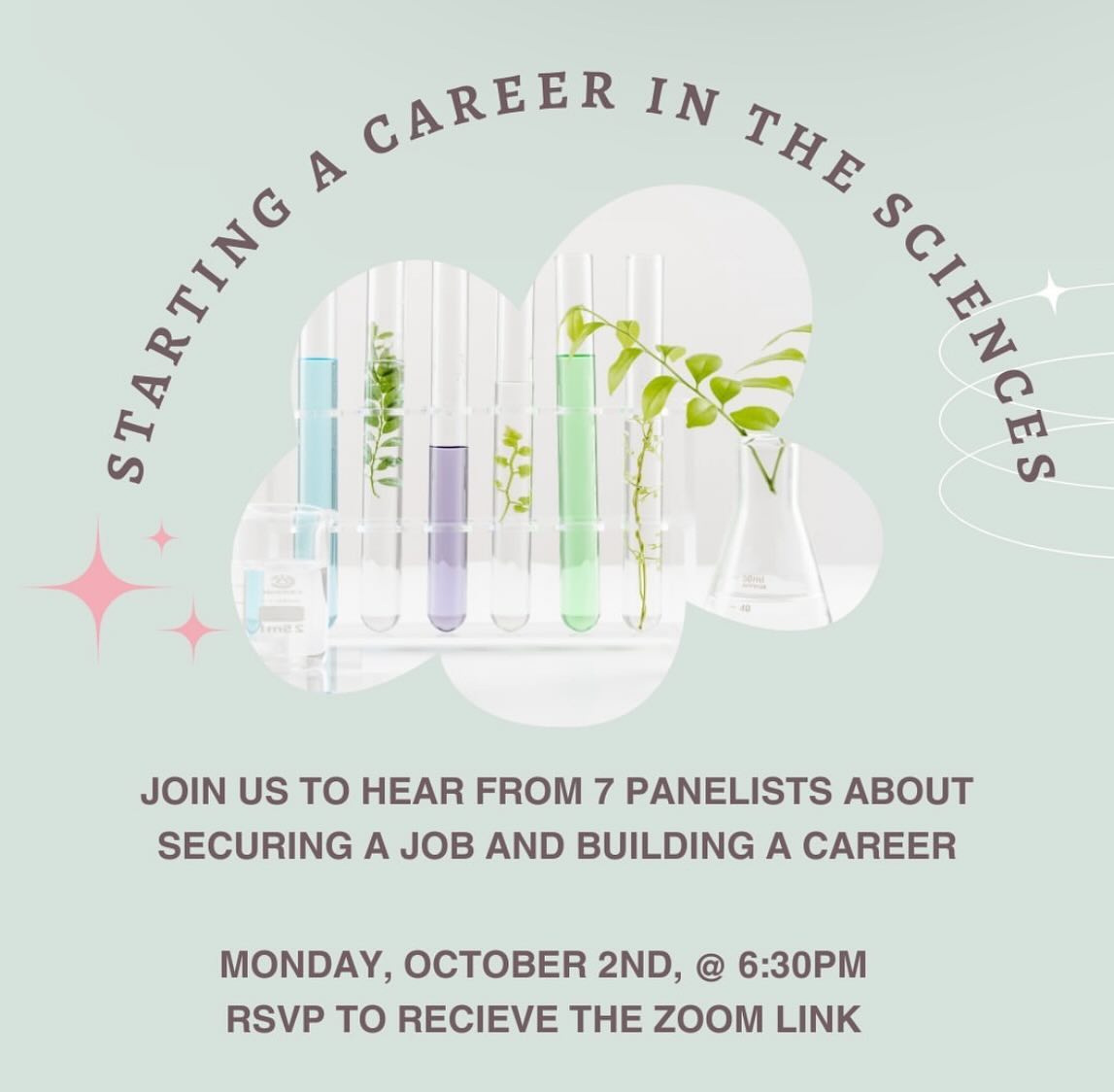 WSS Alumni: Have you RSVP'd for tomorrow's career panel?
Cannot wait to hear from all of our super smart panelists!!
Go to @womeninsciencesociety_alumni bio to RSVP