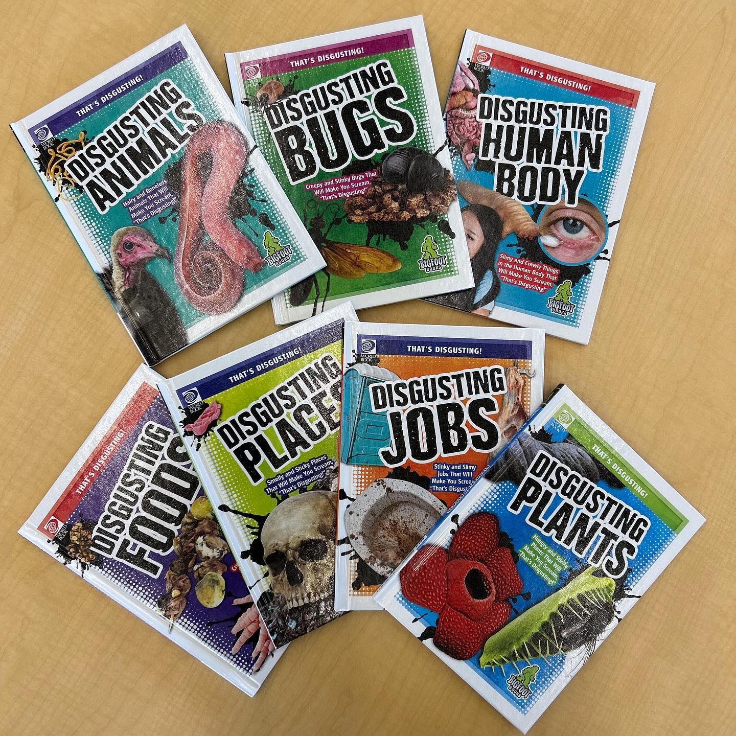 Who likes to read about gross things?! Come check out this brand new series!