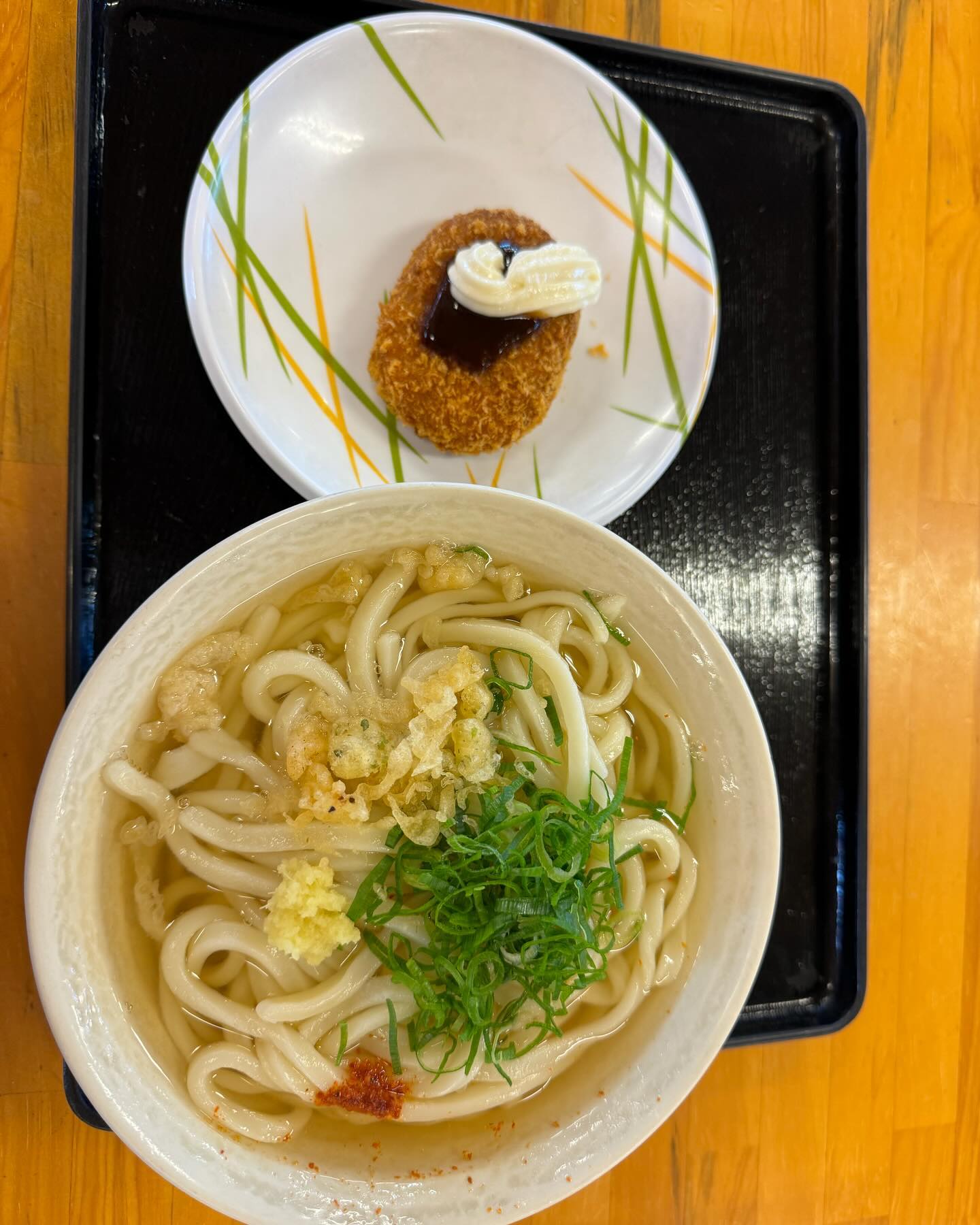 久しぶりの朝うどん✨
#天狗うどん
#理容師の休日