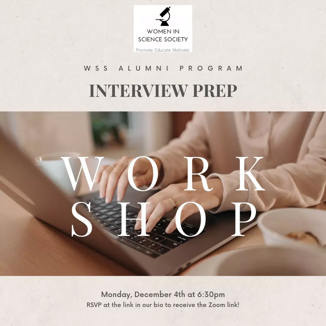 It's not too late to RSVP for this great event tonight!! Check out @womeninsciencesociety_alumni to find the RSVP link in their bio