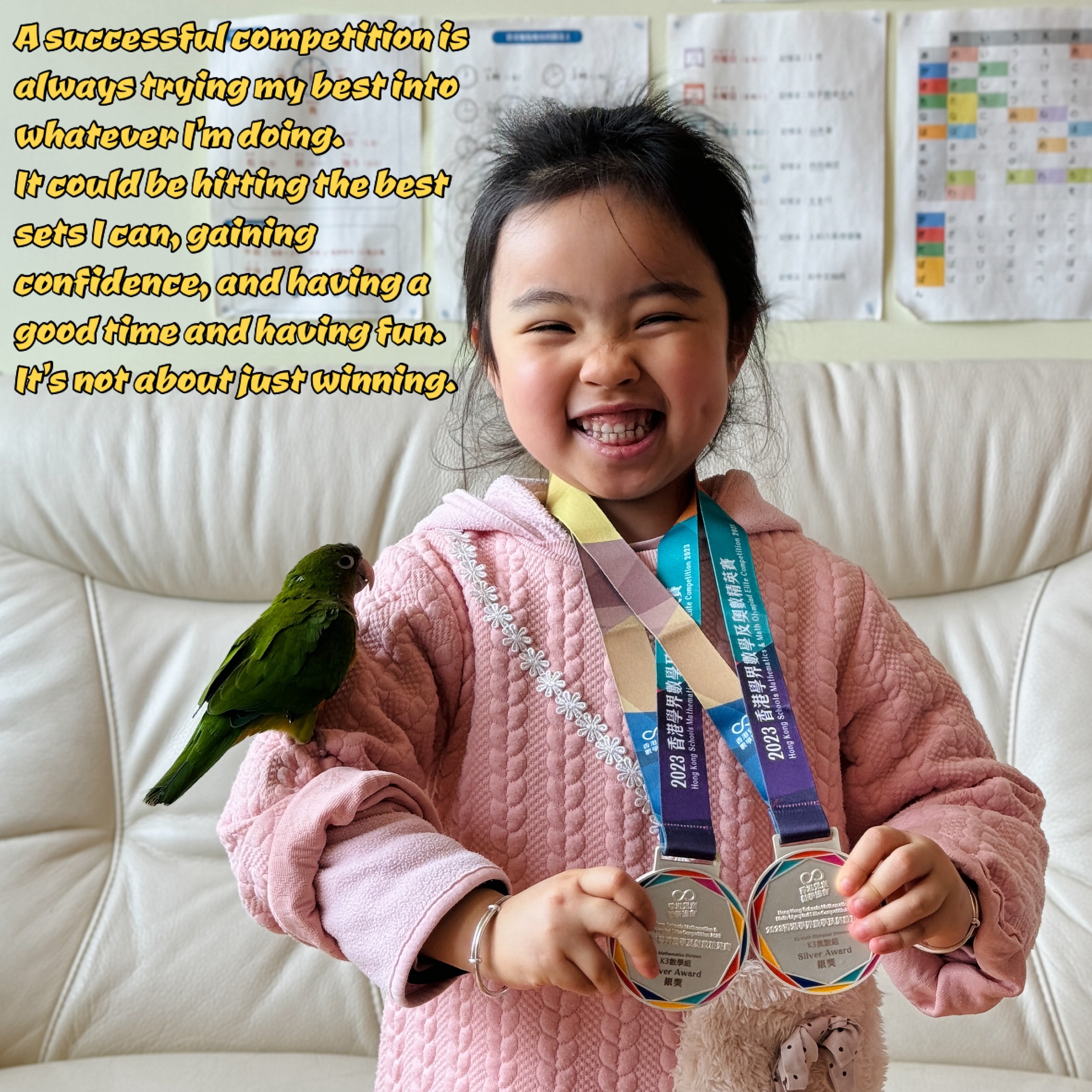 《 Hailey Wong Monday Quotes 》
#攝影暖爸
#hailey
#quotes
#5Y1M
#香港數學協會