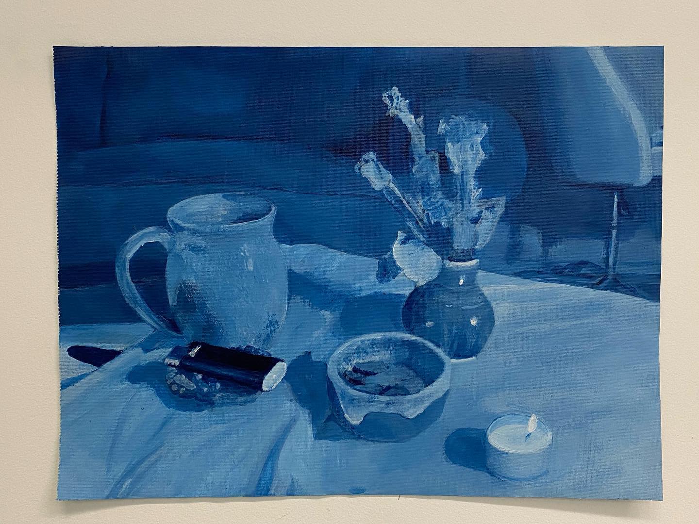 acrylic paint on canvas paper, art of my art