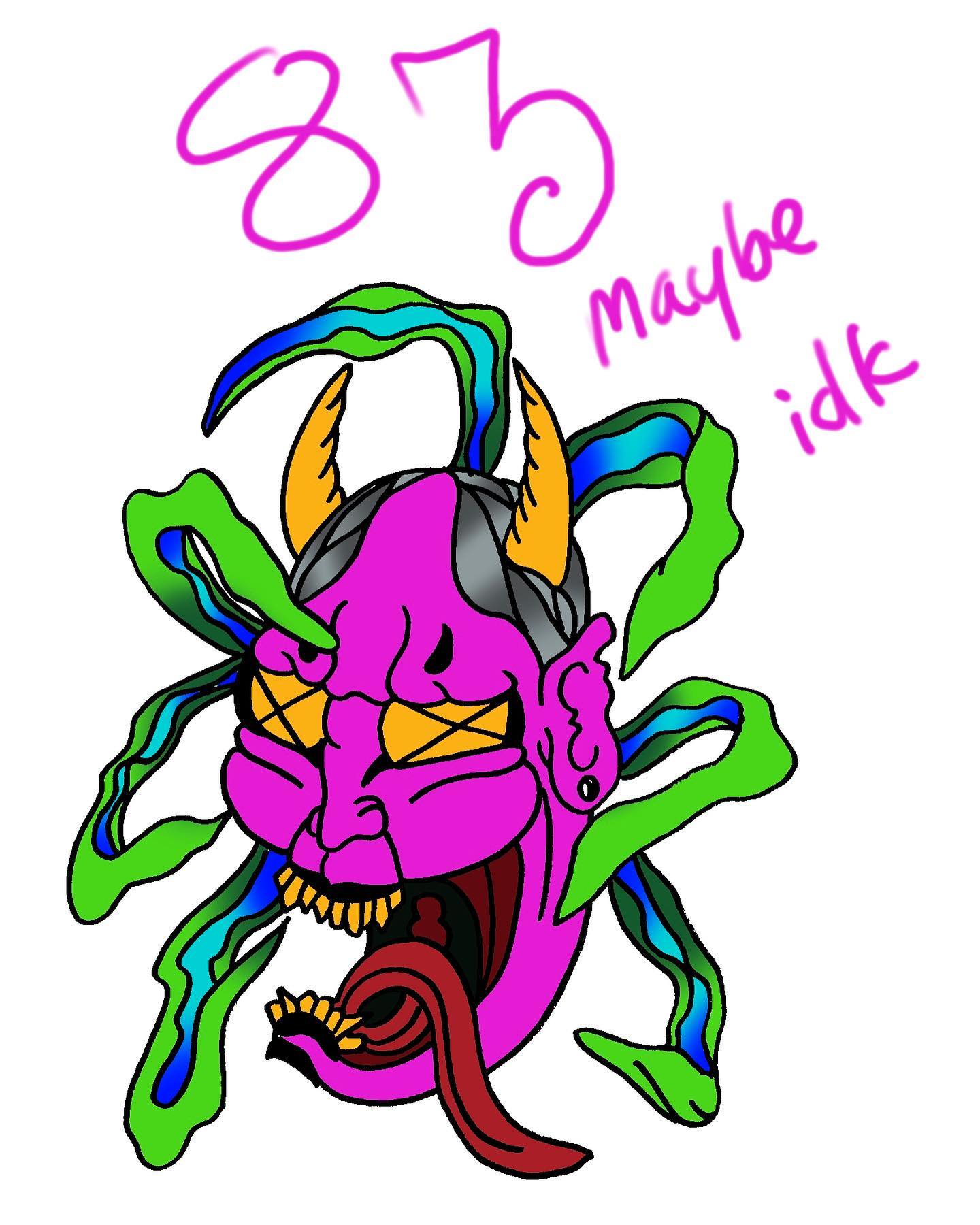 #wonkyhannyas #hannya #flower #originalart