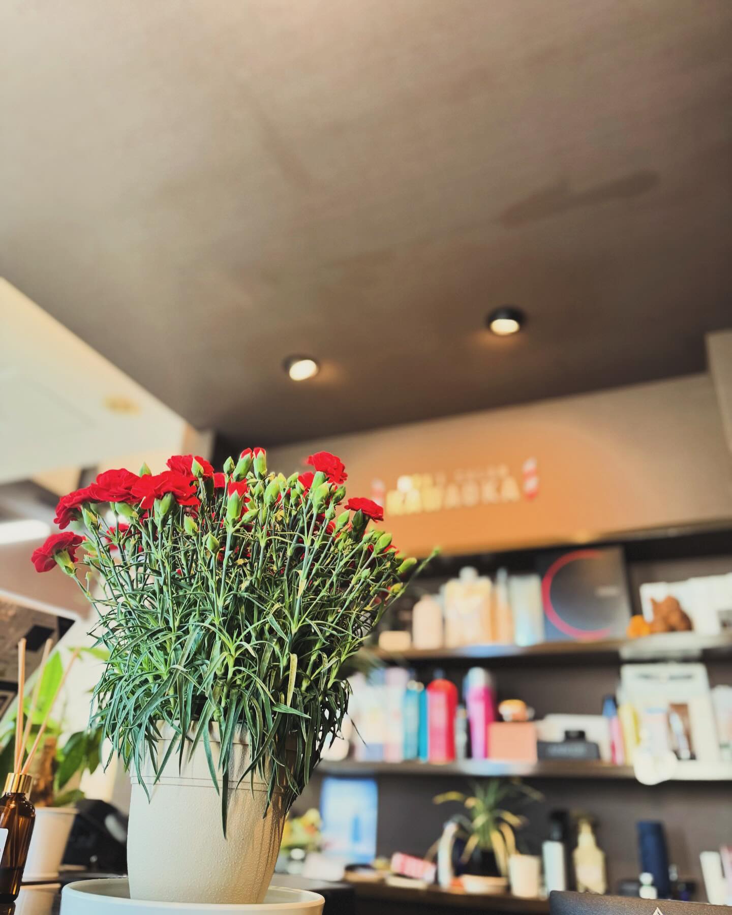 カーネーション頂いました!
ありがとうございます😊
#thebarber