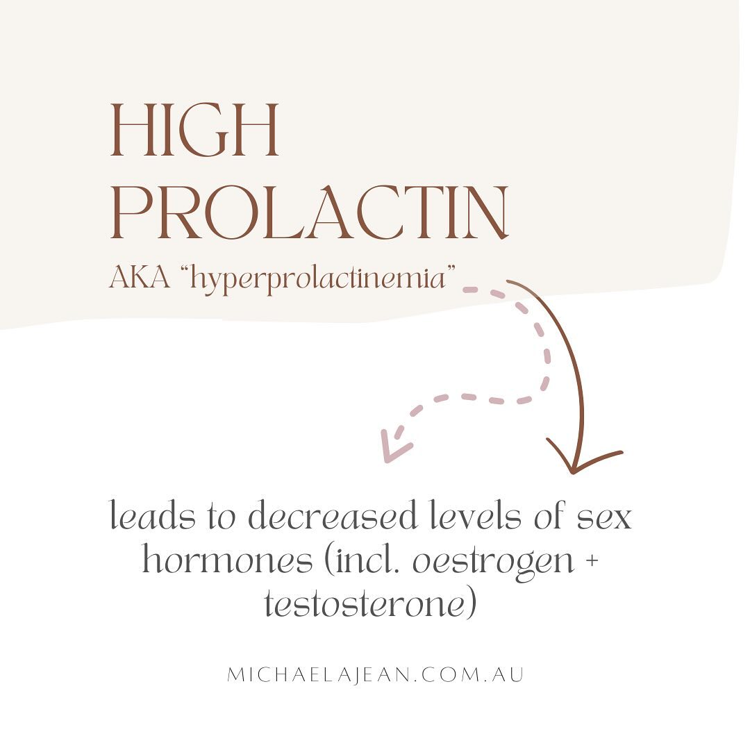 Unlike many of the functional tests that I send for to clarify a clients diagnosis and treatment options, prolactin is one that can + should be routinely tested by your doctor. It is however unfortunately commonly skipped, because it is associated as the breastmilk hormone; when in reality - it should be screened in all women presenting with hormonal imbalances as its levels associate a myriad of distressing symptoms that impact a woman’s everyday wellbeing.
Some symptoms associated with (hyperprolactinemia) high prolactin
✧ Irregular periods
✧ Acne
✧ Hirtuism (excessive masculine hair growth)
✧ Infertility / an ovulation
✧ Breast tenderness
✧ Hot flashes
✧ Vaginal dryness
✧ Milky discharge from breasts when not breastfeeding
✧ Bone mineralisation concerns
In more severe cases high prolactin can be associated with a prolactinoma - a benign tumour in the pituitary gland at the base of your brain which increases the production of the hormone.
If your prolactin levels come back raised - the best course of action is to retest these within a month to see if they continue to rise.
In the case that these levels have continued to rise dramatically this generally requires a referral for an MRI to confirm + possible subsequent medical intervention if growth is present. If these levels are not related to a prolactinoma then holistic intervention including diet, lifestyle + herbal/nutritional supplements is the answer for you.
Some other common causes (lower grade hyperprolactinemia in absence of pituitary growth)
✧ High stress - physical e.g. excessive exercise or emotional
✧ Thyroid imbalances
✧ PCOS
Please keep in mind this is not a lethal diagnosis! But one that regardless of the cause requires comprehensive, holistic support to get your health back on track. Be educated + advocate for yourself in the clinic room if you are suffering from these symptoms. Power is in knowledge and there are answers / solutions for you ♡.