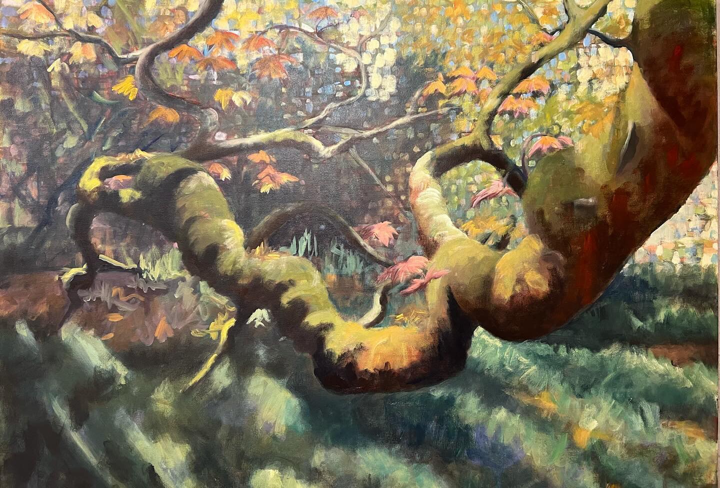 An old painting from Scotland that I reworked this week.  Sometimes it takes me years to finish a painting.