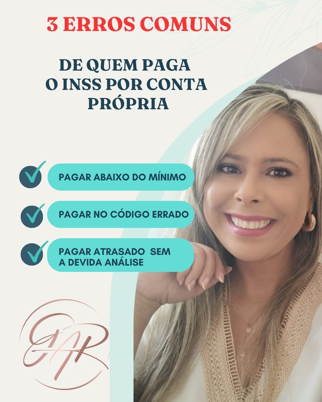 👉 Contribuir menos do que o mínimo: Nada de pagar menos do que o salário-mínimo!
Isso pode reduzir o valor da sua aposentadoria e até te impedir de receber outros benefícios.
👉 Escolher o código errado: Cuidado! Cada atividade tem um código específico que define o valor da sua contribuição e os benefícios futuros.
👉Pagar em atraso sem a devida análise - Pense duas vezes antes de pagar as contribuições atrasadas do INSS sem um estudo detalhado! Nem sempre essa é a melhor decisão, e você pode acabar perdendo tempo e dinheiro. Por quê?
• Carência: Pagar em atraso nem sempre conta para a carência. Ou seja, você pode não ter direito ao benefício mesmo pagando tudo.
• Tempo de Contribuição: O pagamento em atraso pode aumentar seu tempo de contribuição, mas não garante nada.
• Retorno do Investimento: O valor que você vai pagar pode ser alto e não compensar o aumento na aposentadoria.
• Regras Complexas: As regras do INSS são confusas. Um erro pode te custar caro.
🤔 Pense duas vezes antes de pagar as contribuições atrasadas do INSS sem um estudo detalhado!
📢 Seu futuro previdenciário depende das suas escolhas de hoje!
Agende sua consulta com um advogado previdenciário hoje mesmo!