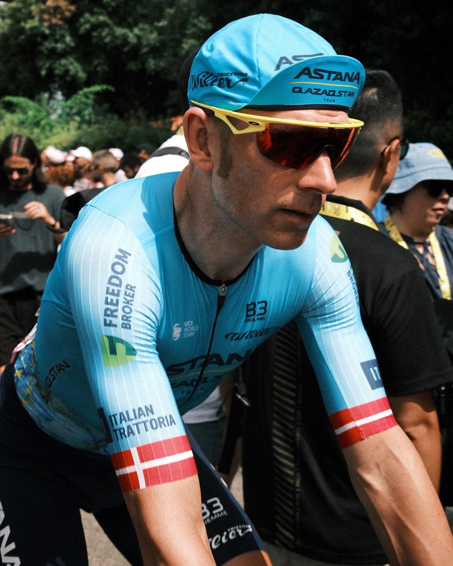 @michaelmorkov looking determined to bring the best to the @letourdefrance