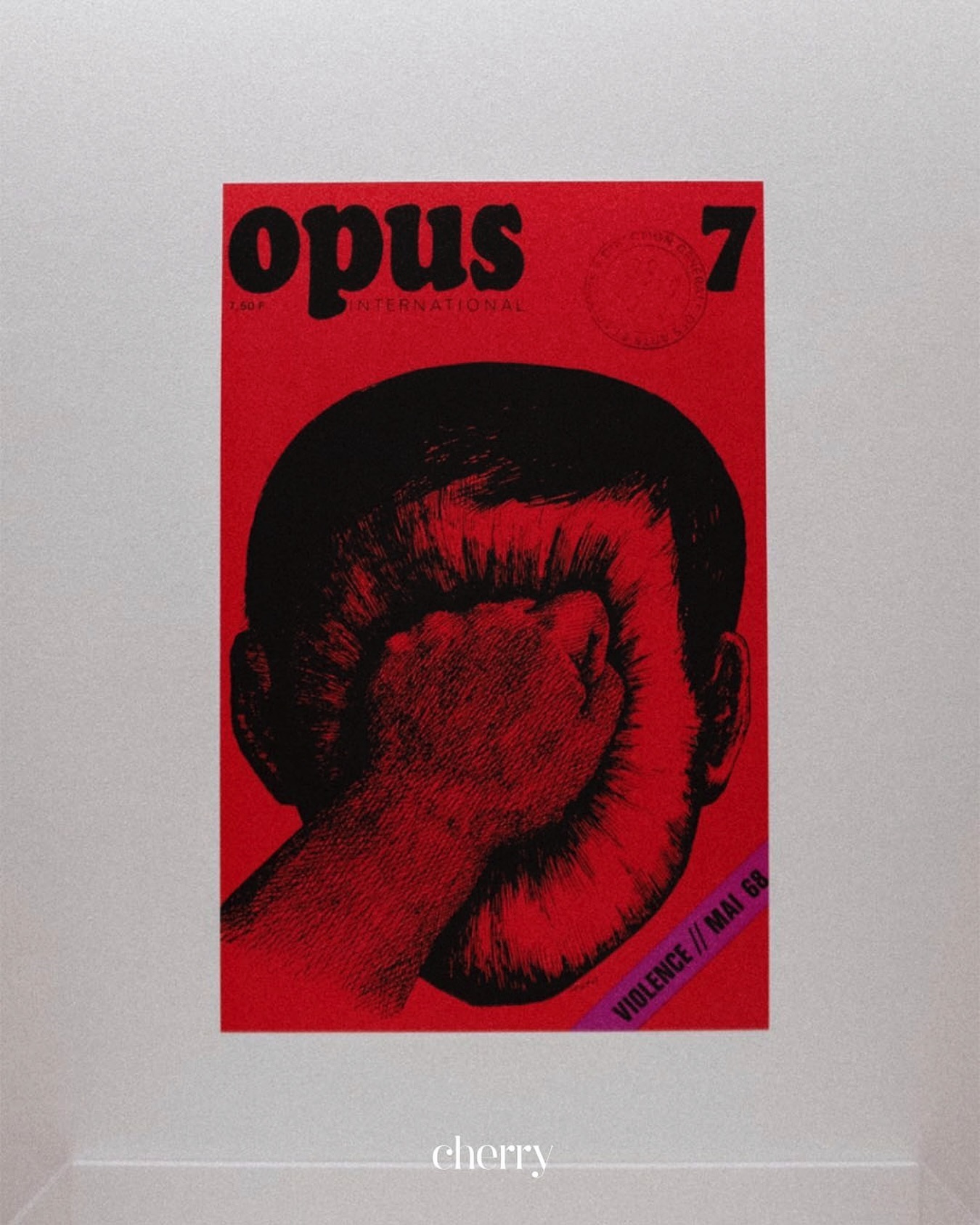 Poster de Roman Cieslewicz para a revista de artes “Opus International” em 1968.
*Arte original exposta no MOMA em Nova Iorque.
📸 cherry®️