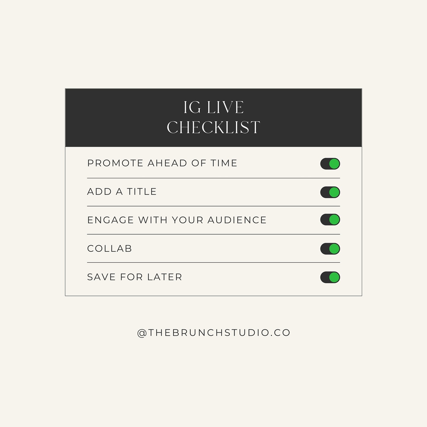 Being part of @adammosseri’s Brand & Creators Updates is awesome, we sure learn a lot in this evolving market and we want to make sure you have the same tips to help your brand. So let’s talk IG Lives and spread his message. Save this for later!
Make the most out of the moment with a few helpful reminders:
- Promote ahead of time ⏰ Use the countdown sticker in Stories to promote your upcoming Live so your audience knows when to tune in. When your followers see this sticker in your story, they can set a reminder or share it to their own story.
- Add a title before you go live 💬 Pin a comment to introduce yourself, as followers tune in at different times.
- Engage with your audience 💞 The power of Live is that it’s personal and interactive. Use features like the question sticker to answer questions from your audience or the media sharing tool to share photos or videos from your camera roll while you broadcast.
- Mix it up 🤝 Collaborate by going live with up to three guests!
- Save for later 📁 Keep track of your Live videos by saving them to your phone’s camera roll after you’ve ended your broadcast on Instagram.