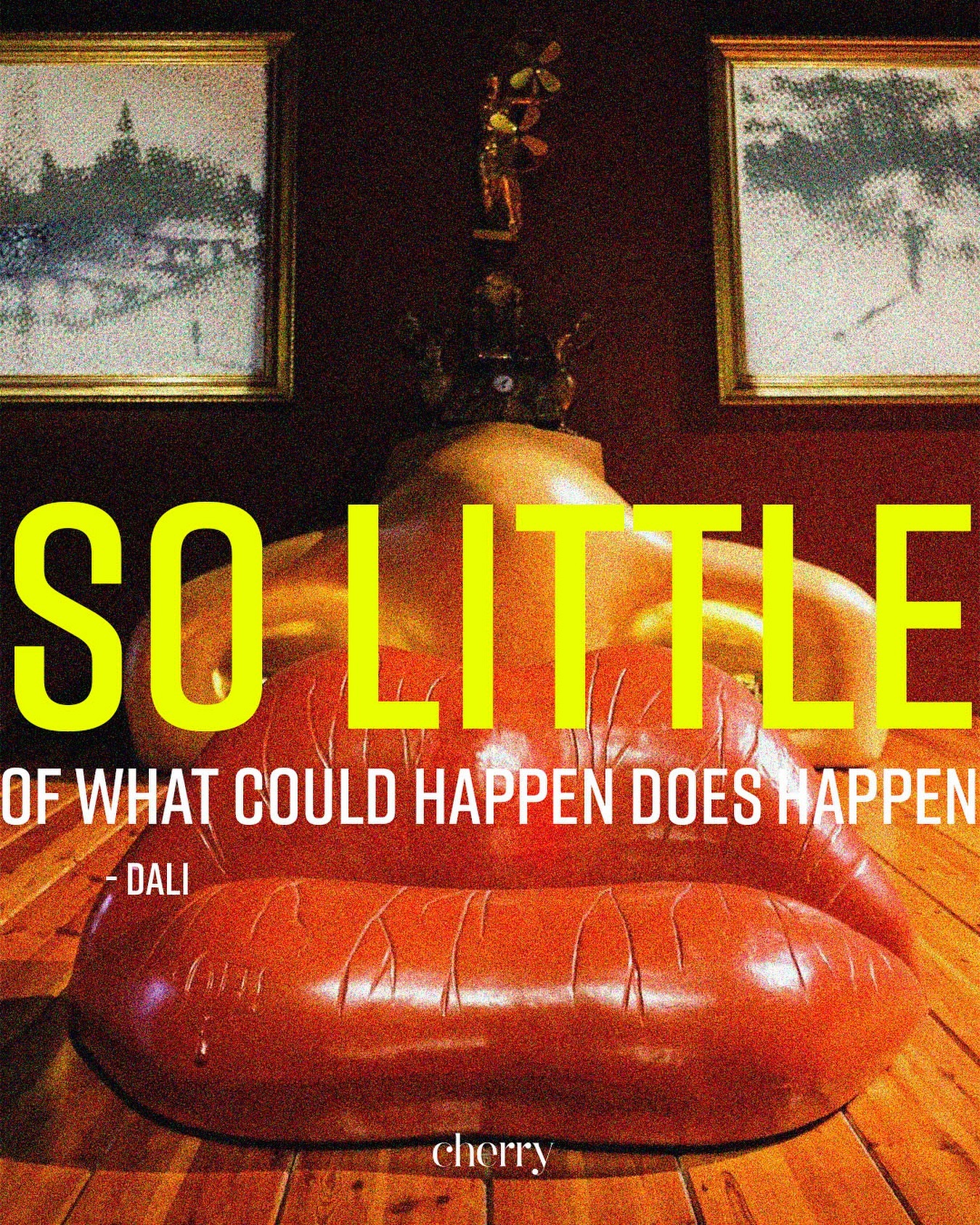 “So little of could happen does happen.”
- Dalí
📸 cherry®️
