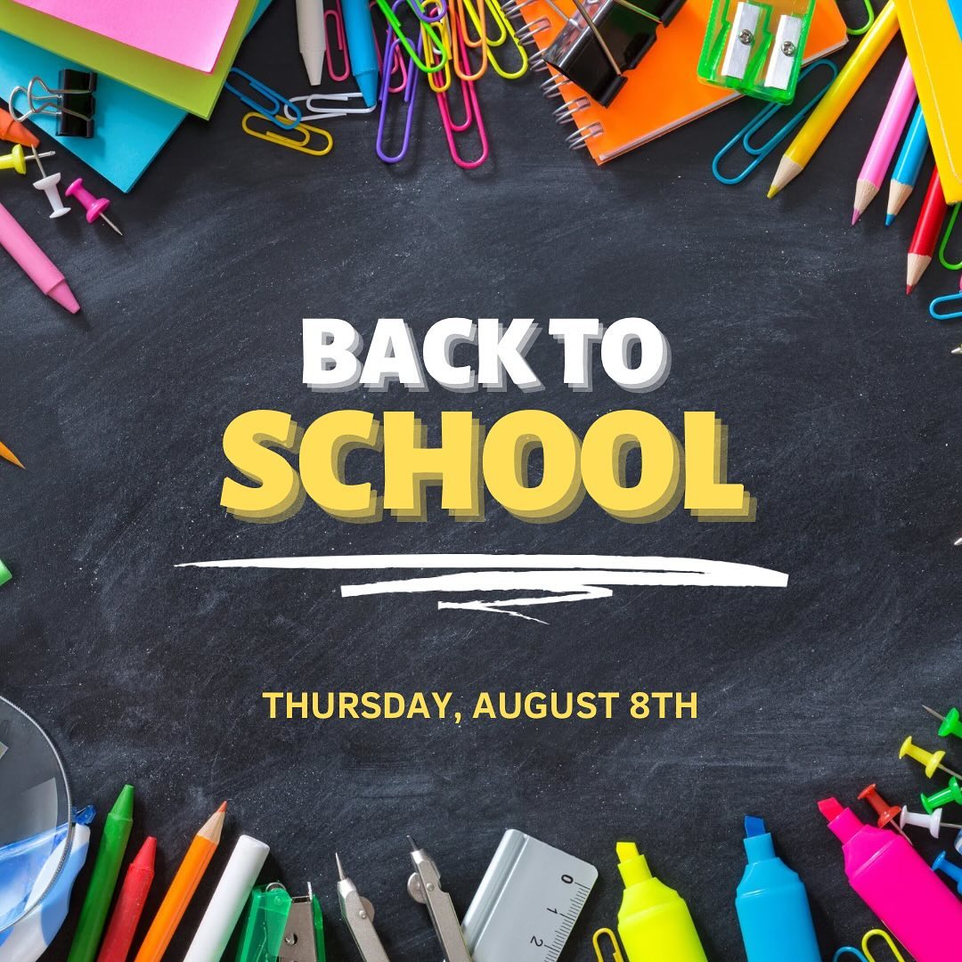 It’s almost time to set those alarms ⏰ New year, new principal, same awesome librarians 😉
Ms. Gyorgy and Ms. Short can’t wait to see you in the library next week! Remember, we are open for breakfast and lunch every day. We are here to help with books, Chromebooks, IDs, and anything else you might need. See you soon and Geaux Patriots ❤️💙