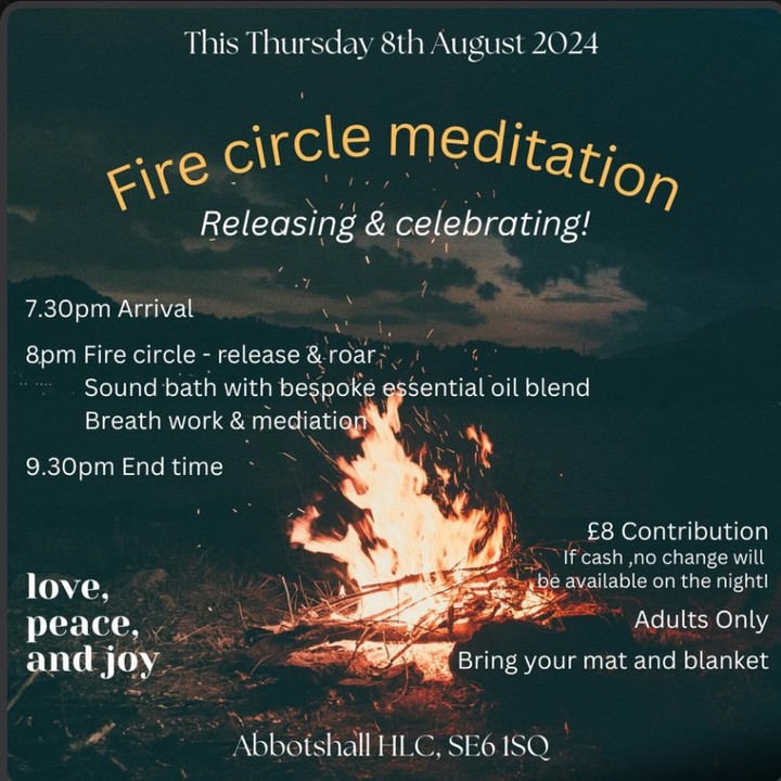Come and join us tonight for a wonderful evening of sound bath and meditation. Wrap up warm and enjoy the warmth of the fire and the surrounding love, peace and joy. Release the old you and step into the new positive you! See you soon, 7.30 arrival for 8pm start.