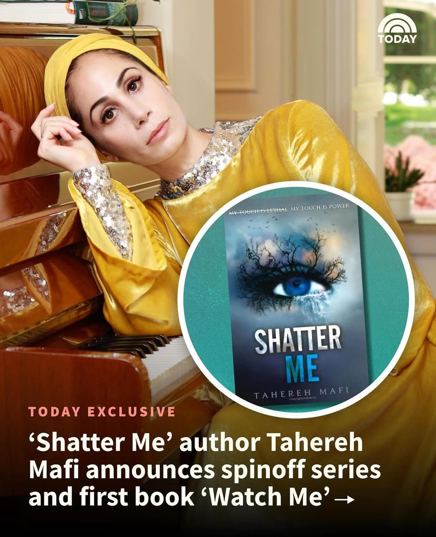 Big news for all of our Tahereh Mafi @tahereh “Shatter Me” fans 📚 ❤️ #patriotsread