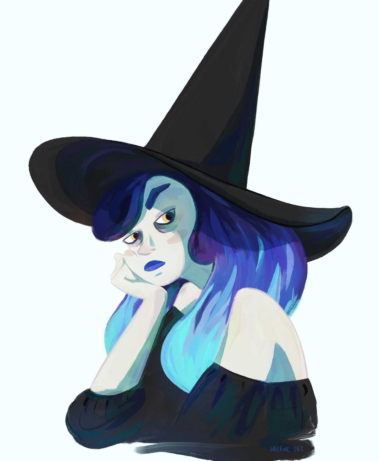 Bored witch 🐈⬛
I am very happy with those blue hair and lips hehe ! What do you think guys ?
__________________________
Made with @procreate // reeltember organised by @aurore.bay
__________________________
#witch #reeltember #reeltember2024
#characterdesignquarterly #characterdesignchallenge #cdchallenge #modernwitch #modernwitchcraft #dtiys #witches #witchplease #witchvibes #witchart #witchyaesthetic #witchy #instaillustration #illustagram #illustrationofinstagram #womenwithpencils #thewomenwhodraw #illustratrice #illustratricefrancaise #procreateillustration #procreateartwork