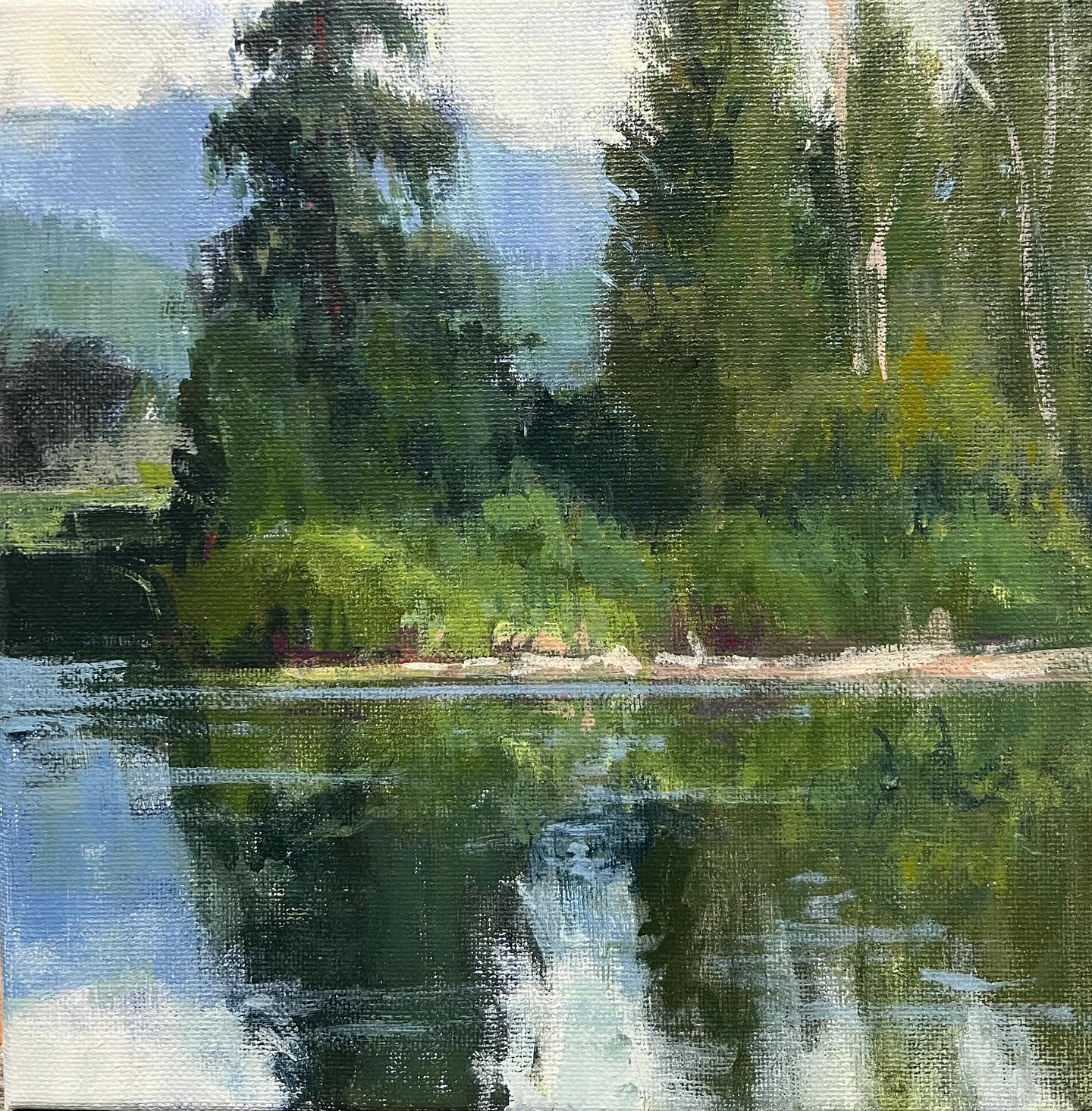 Day 27 of 30 #stradaeasel
Alouette River
I wasn’t sure what to paint today. After eliciting some good ideas from my class participants this morning, I decided to save those for another day and get outside to take advantage of this spectacular day!
**********************************
The details:
Once again, I am participating in a challenge to paint a painting a day for 30 days.
The painting has to be created from real life, no photos.
All the paintings are offered for sale by donation at the end of the month.
100% of the proceeds will go to the Chiron Fund at the Vancity Community Foundation.
To date, thanks to you all, my challenge paintings have raised over $6300 for the Fund.
For the past 2 years, the fund has donated funds for art therapy sessions at the Club at MRPM Community Services.#stradaeaselchallenge2024 #stradaeasel #pleinairpainting #pleinair #pleinairbc #stradaeaselchallenge2024 #daily painting