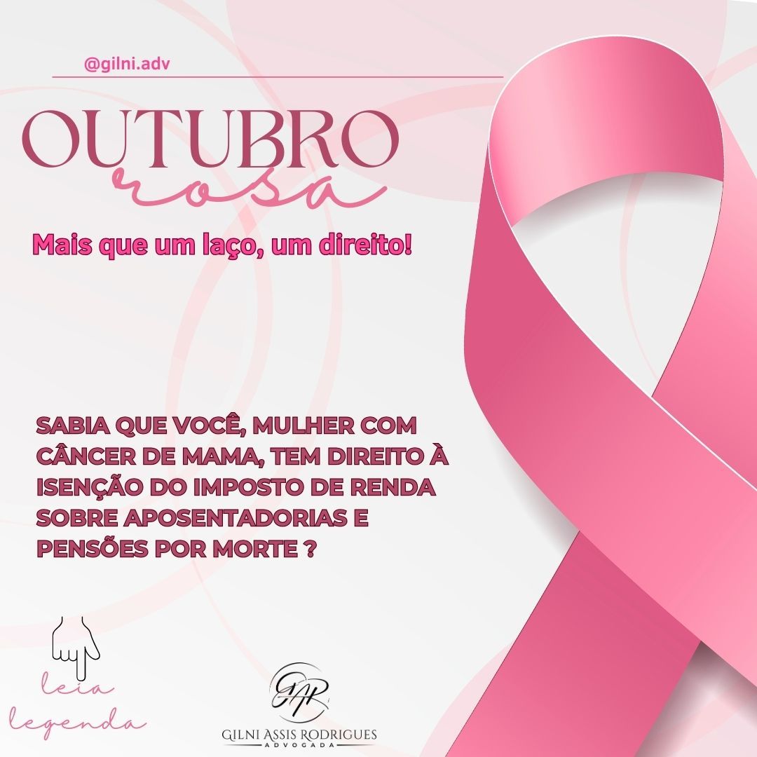 📌 Primeiramente: A isenção se aplica exclusivamente aos rendimentos de aposentadoria, reforma ou pensão. Outros rendimentos, como salários, não são isentos.
📣 Se você foi diagnosticado com uma doença grave, como o câncer, ou conhece alguém nessa situação, é importante saber que a isenção do Imposto de Renda é um direito garantido, inclusive para quem recebeu o diagnóstico após a concessão da aposentadoria ou pensão.
Isso mesmo!
Mesmo que o diagnóstico tenha ocorrido após o início do benefício, o direito à isenção continua válido.
E tem mais: no caso do câncer, mesmo que o tratamento já tenha sido finalizado, o direito à isenção permanece.
A Justiça reconhece que os impactos financeiros e as consequências da doença podem perdurar além do tratamento.
Quem tem direito à isenção?
• 👩⚕️ Aposentados ou reformados, seja pelo INSS ou servidores públicos (federais, estaduais ou municipais), diagnosticados com doença grave, como o câncer, independentemente de quando ocorreu o diagnóstico.
• 📜 Pensionistas que recebem benefício em decorrência do falecimento de um segurado, desde que tenham sido diagnosticados com doença grave.
💰 Recupere o que é seu por direito!
Se você já pagou Imposto de Renda nos últimos anos, mesmo tendo direito à isenção, é possível solicitar a restituição dos valores pagos nos últimos 5 anos. Isso significa que você pode recuperar quantias descontadas indevidamente nesse período.
Procure um(a) advogado(a) especialista em previdenciário, maiores informações link na bio!