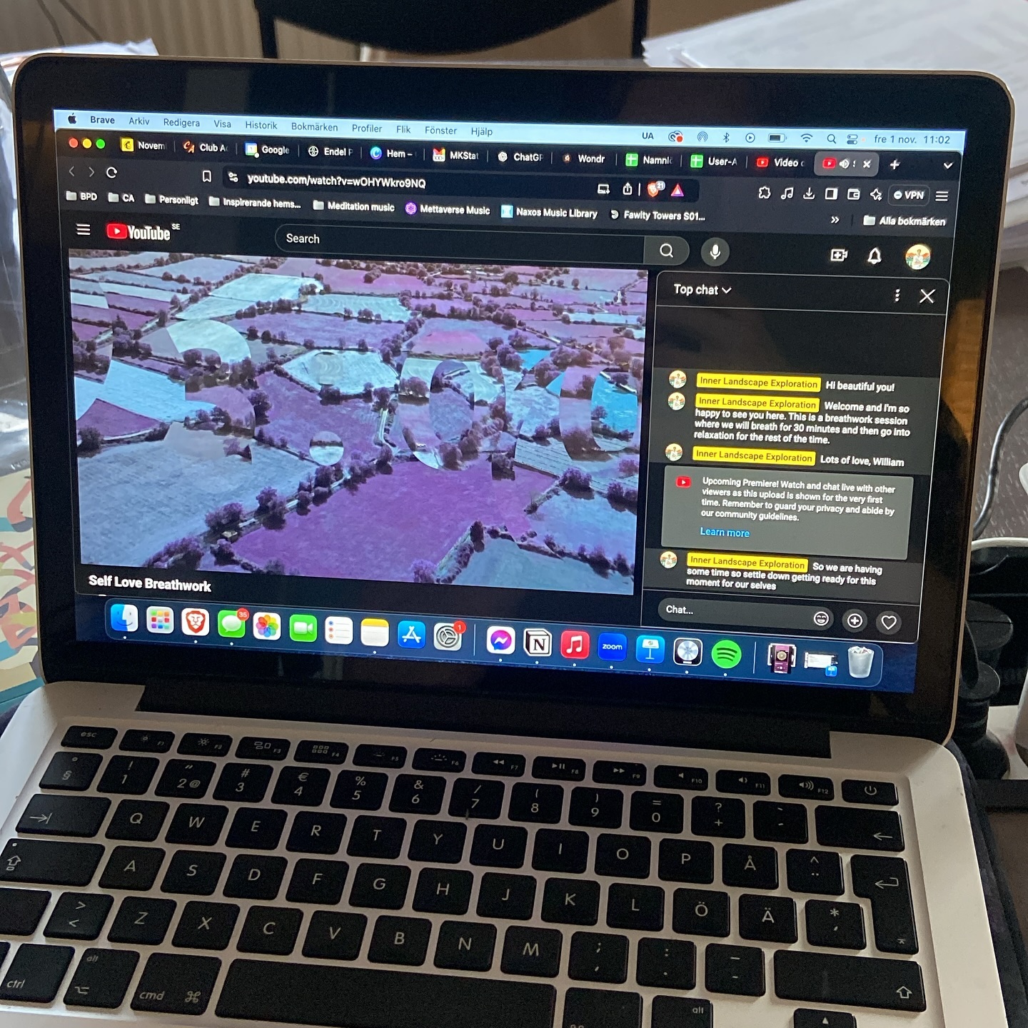 Going live with the first Breathwork session of the new YouTube channel InnerLandscape Exploration in just a few minutes✨
.
.
#breathwork #youtube #innejourney