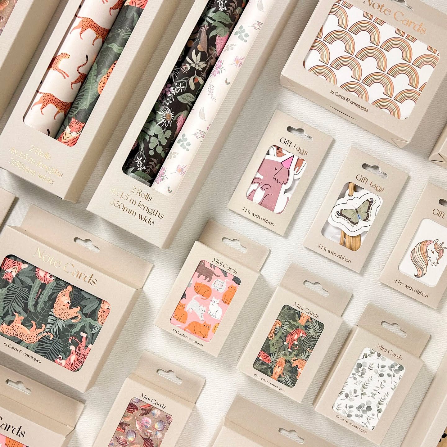 Ready, Set, and Celebrate with our new range of fun gift cards and wraps for parties and special events. With an array of colourful themes and designs to add joy to any occasion.
#giftwrappingideas #cutestationery #cuteanimals